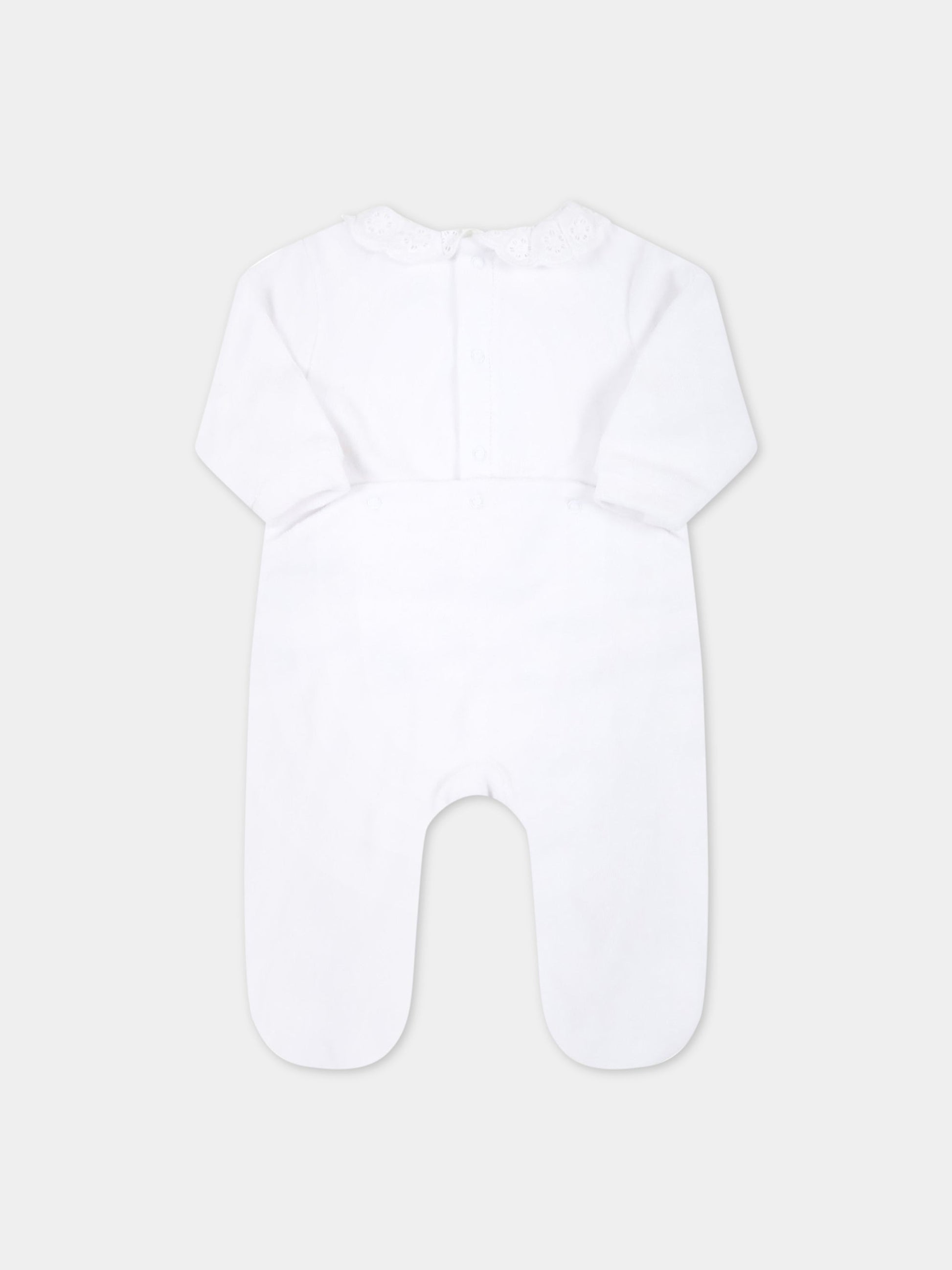 Tutina bianca per neonata,Carrement Beau,Y97166 10B