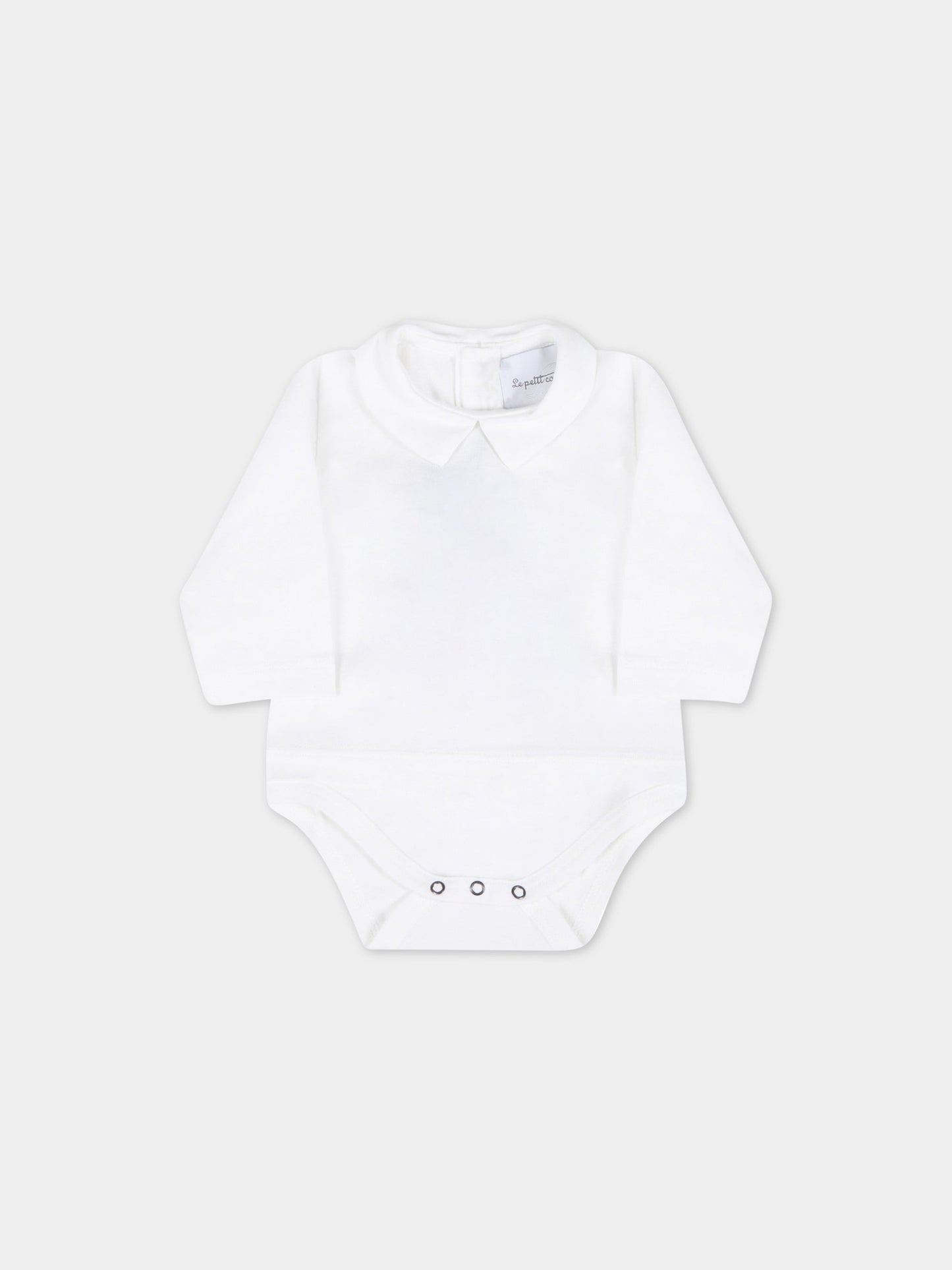 Body bianco per neonati,Le Petit Coco,LCNBD004 JF50 YL004 0000