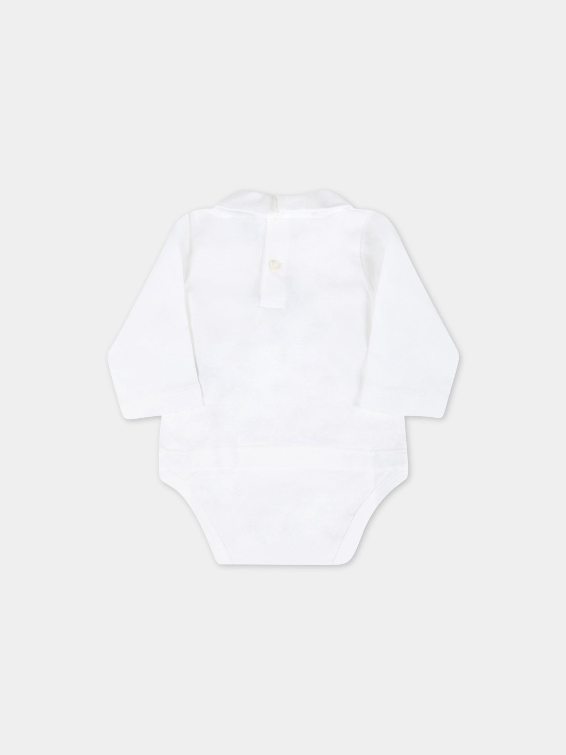 Body bianco per neonati,Le Petit Coco,LCNBD004 JF50 YL004 0000