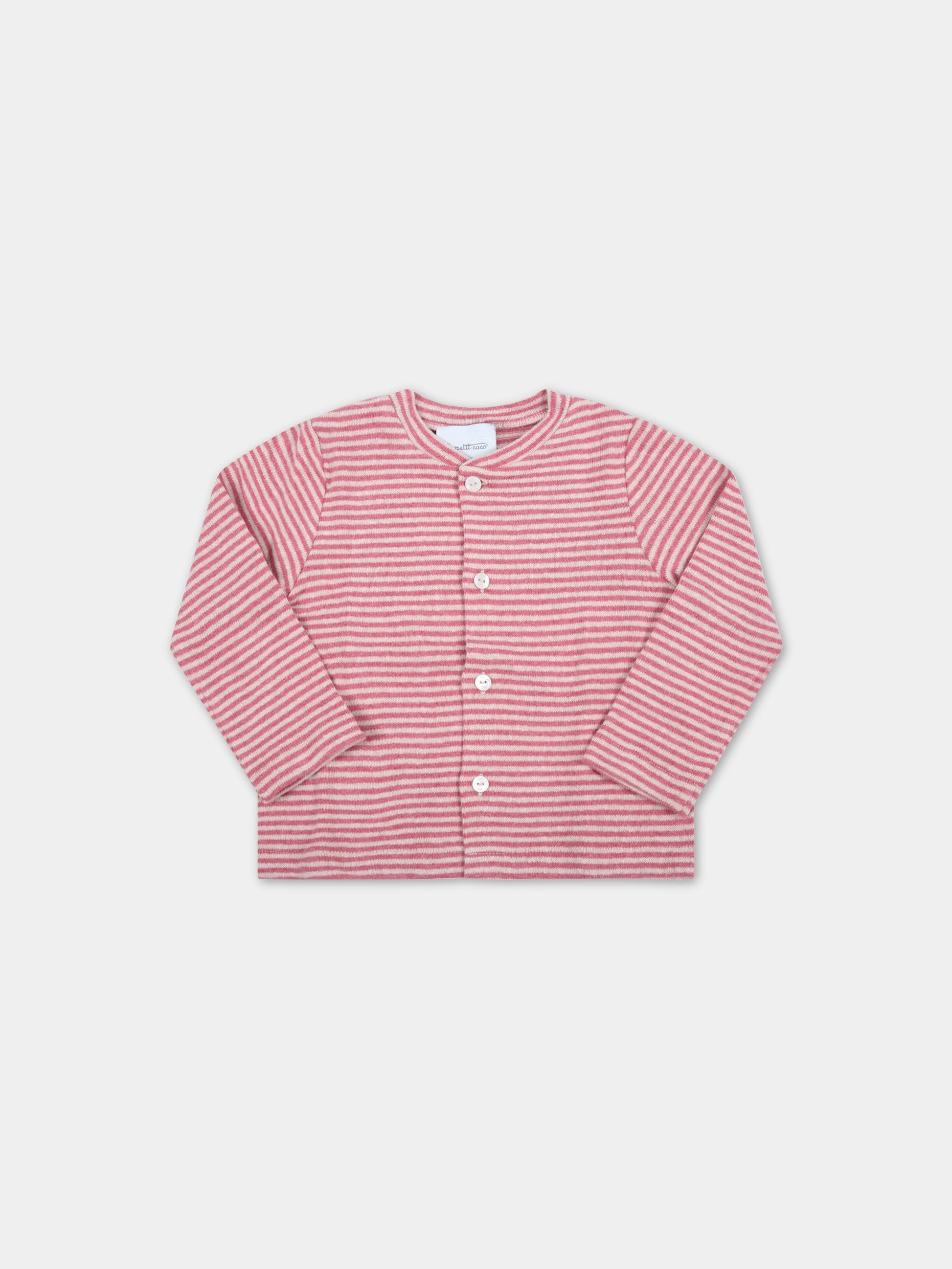 Cardigan multicolor per neonata,Le Petit Coco,LCGMA007 JR13 YL008 C014