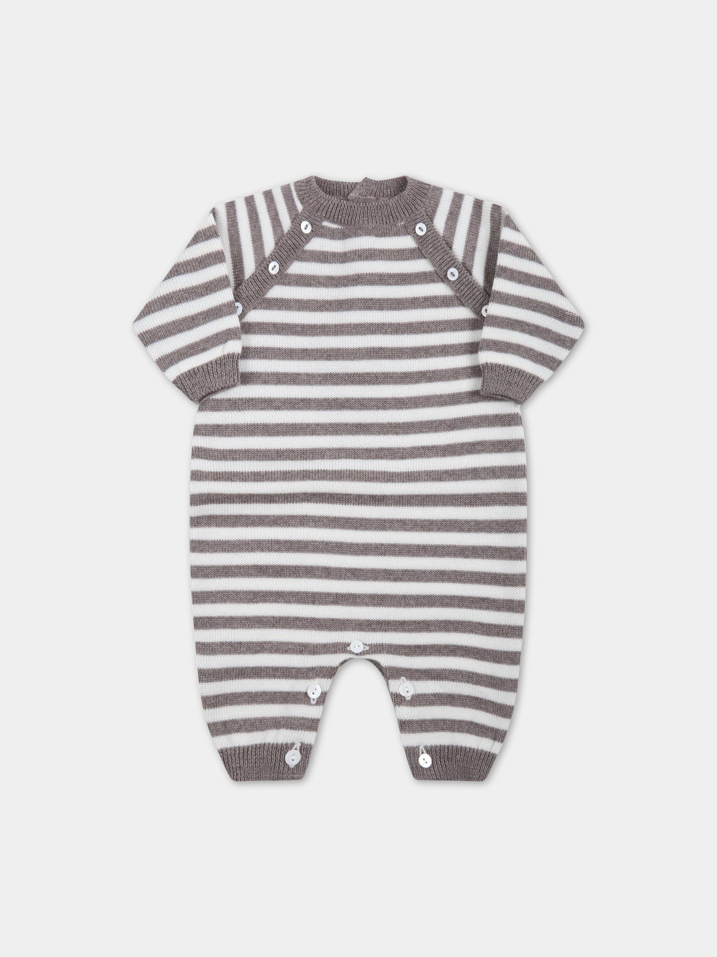 Tutina multicolor per neonati,Little Bear,3101 TORTORA/LATTE