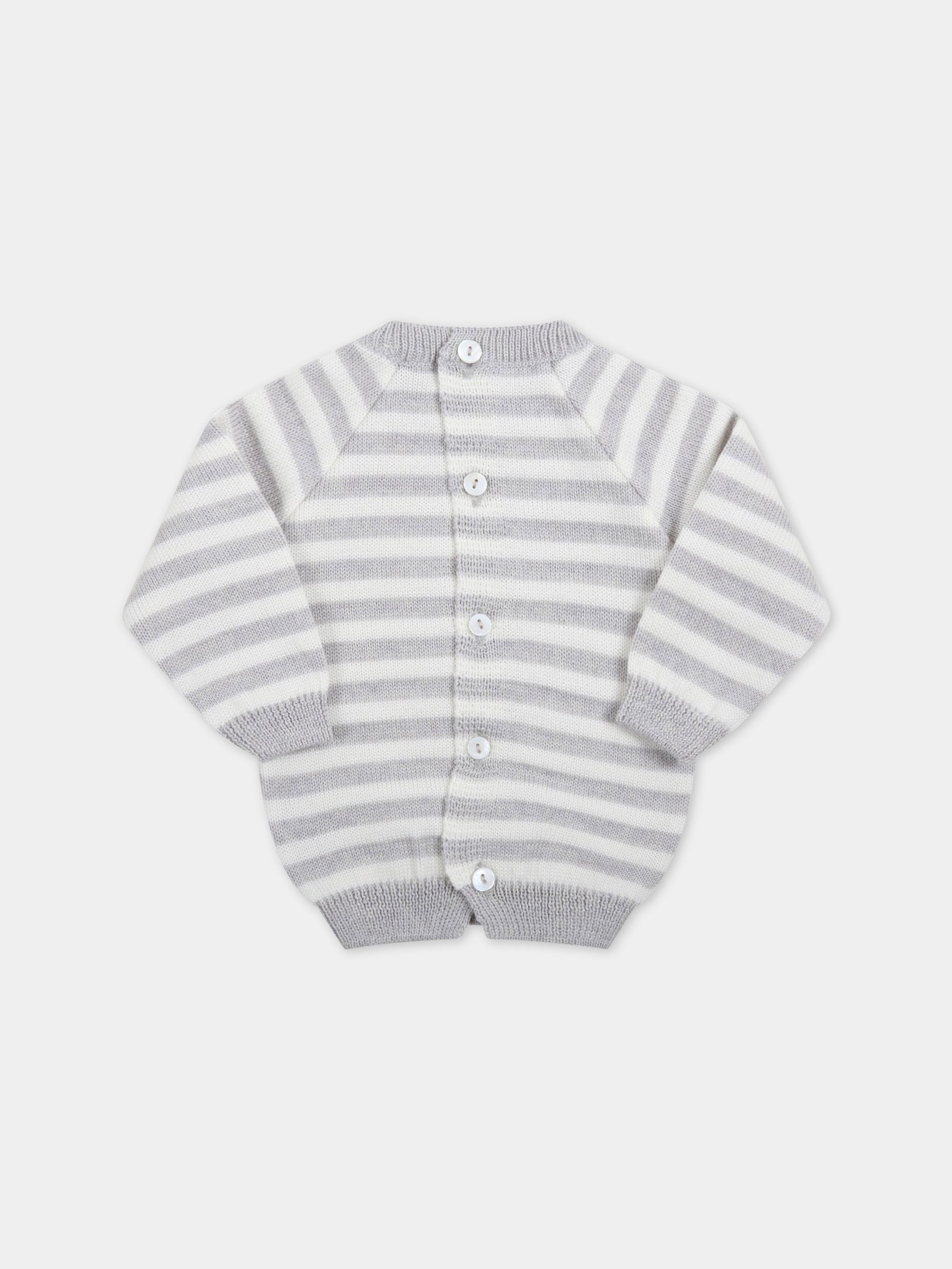 Completo multicolor per neoanto,Little Bear,3102 GRIGIO/LATTE