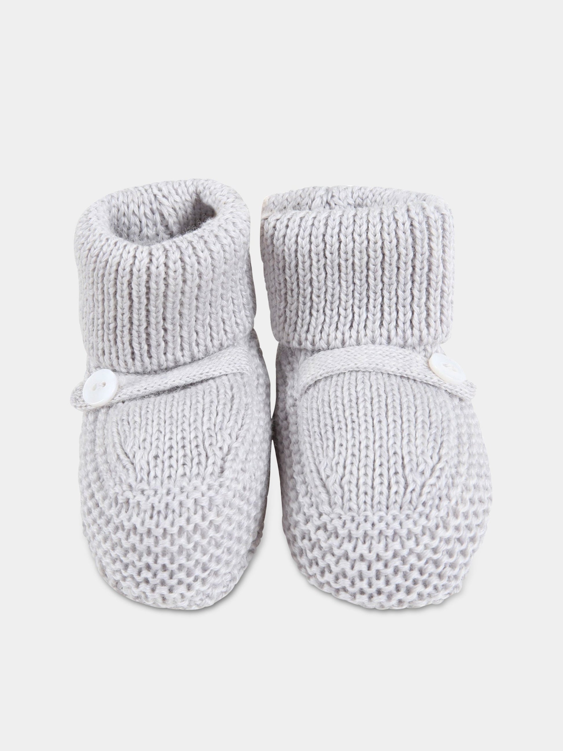 Babbucce grigie per neonati,Little Bear,3147 GRIGIO