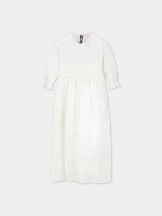 Vestito avorio per neonata,Little Bear,3251 LATTE