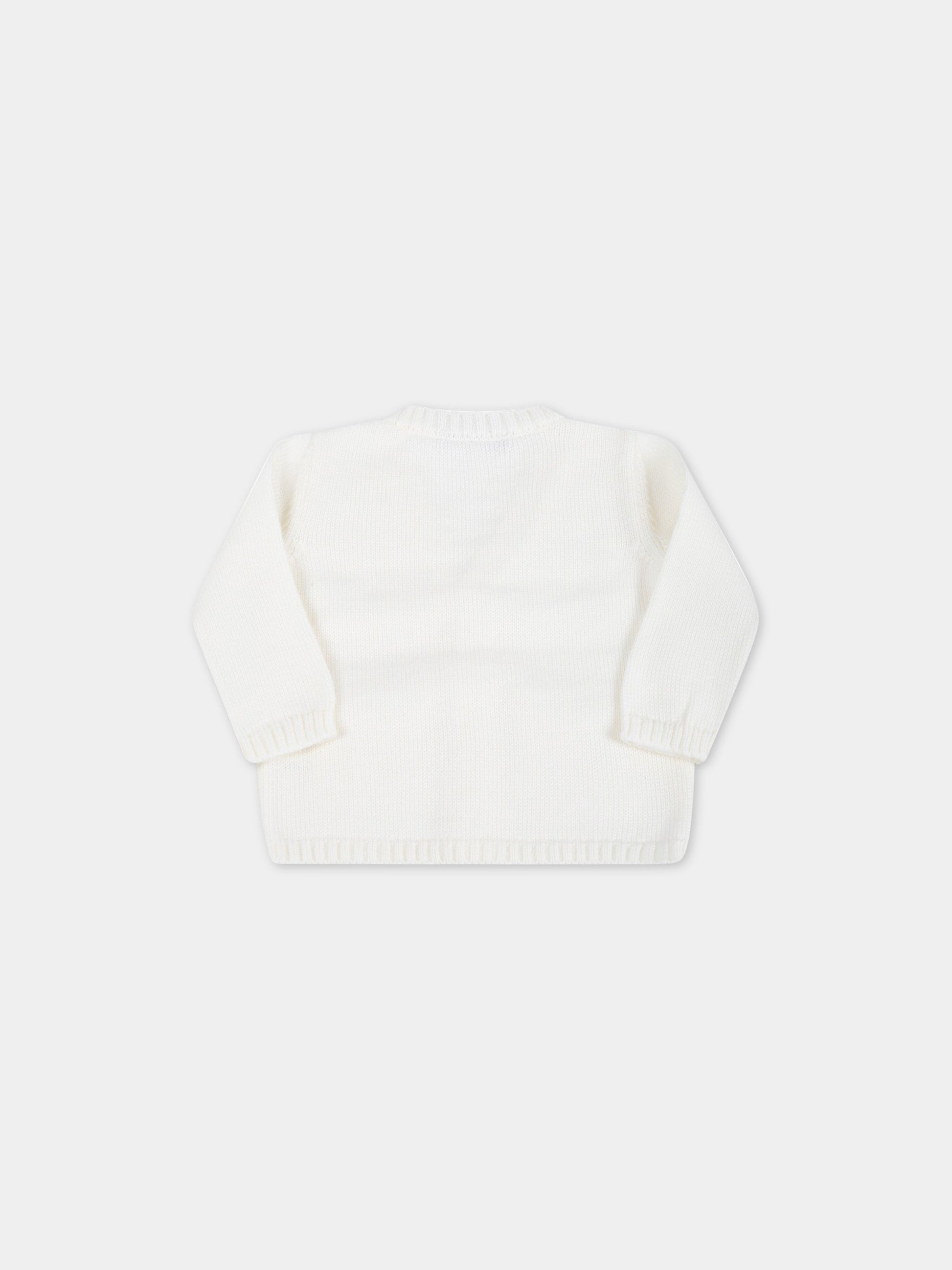 Cardigan avorio per neonati,Little Bear,3156 LATTE