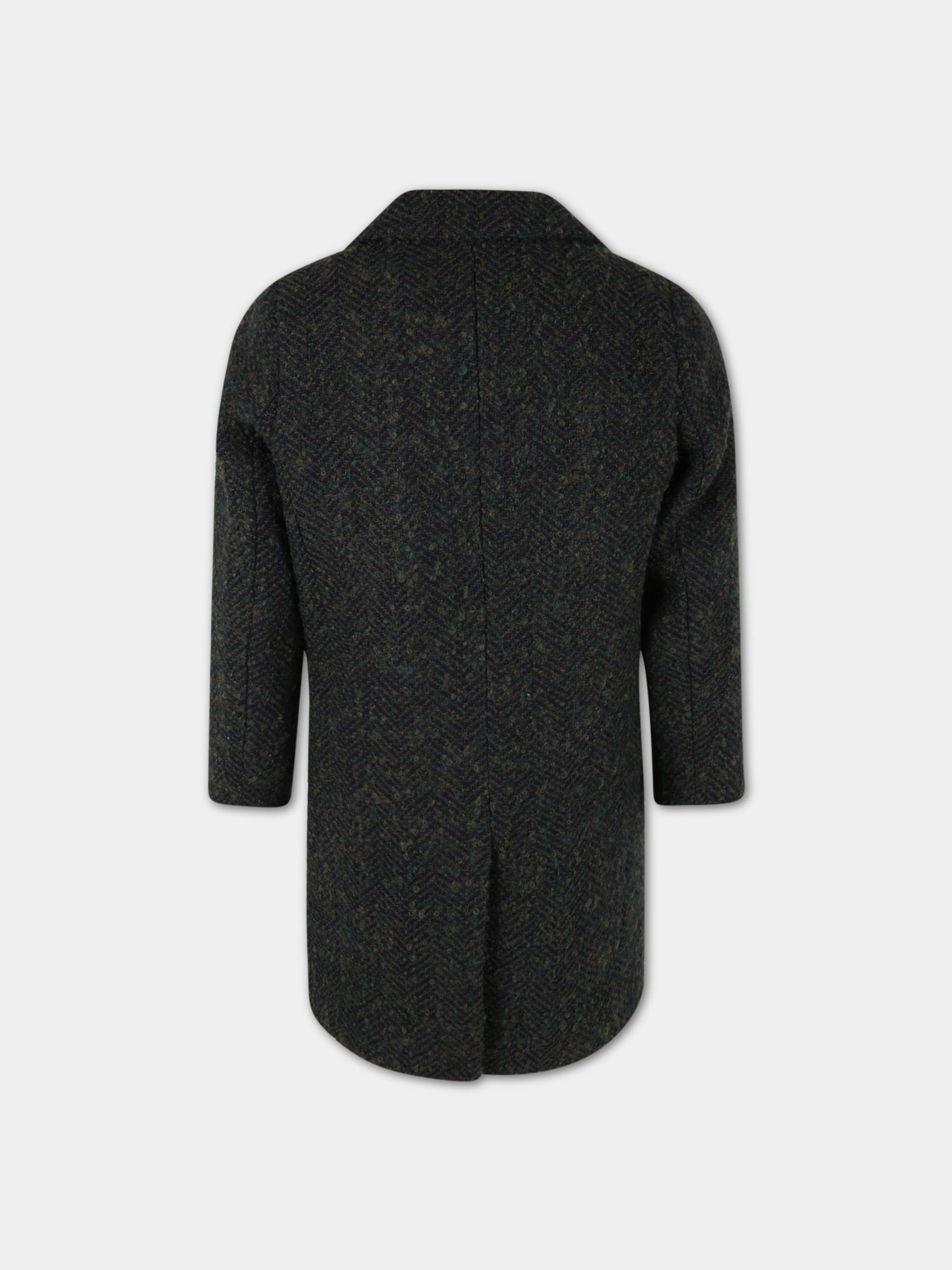 Cappotto verde per bambino con logo,Scotch&soda,163134 0217