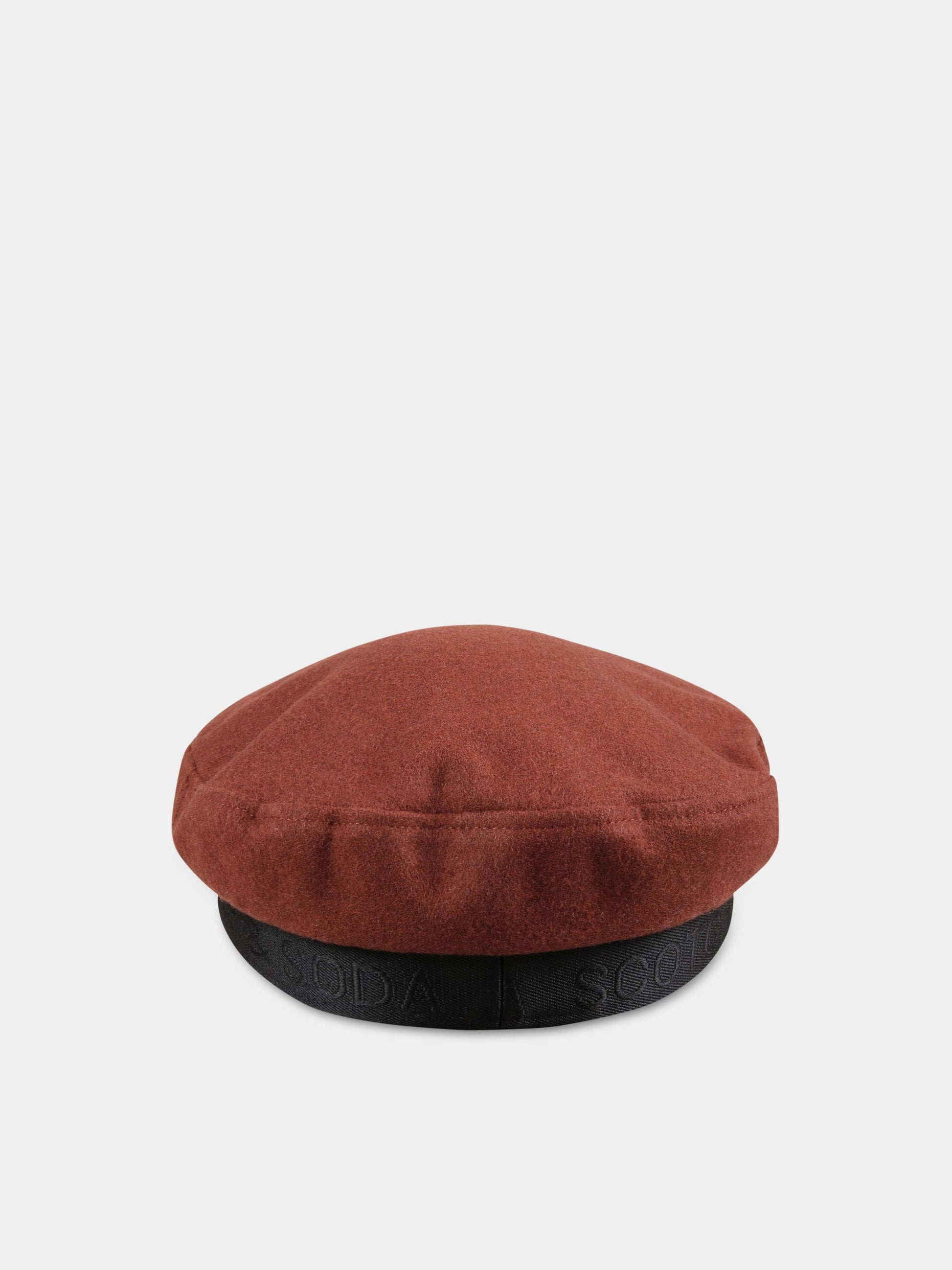 Cappello marrone per bambina con logo,Scotch&soda,163092 0477