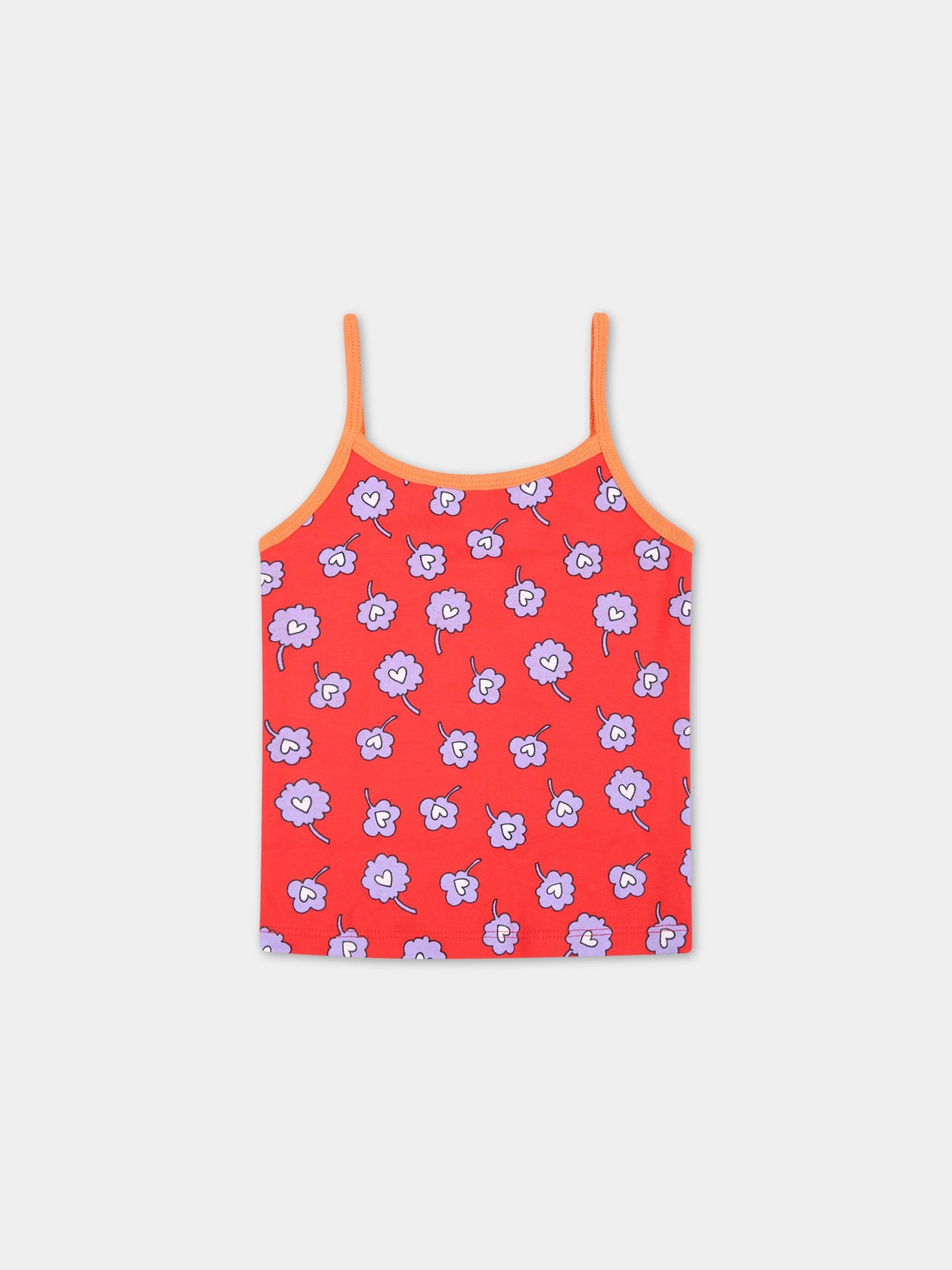 Set multicolor per bambina con fiori multicolor,Stella Mccartney Kids,601175 SPJ59 G849