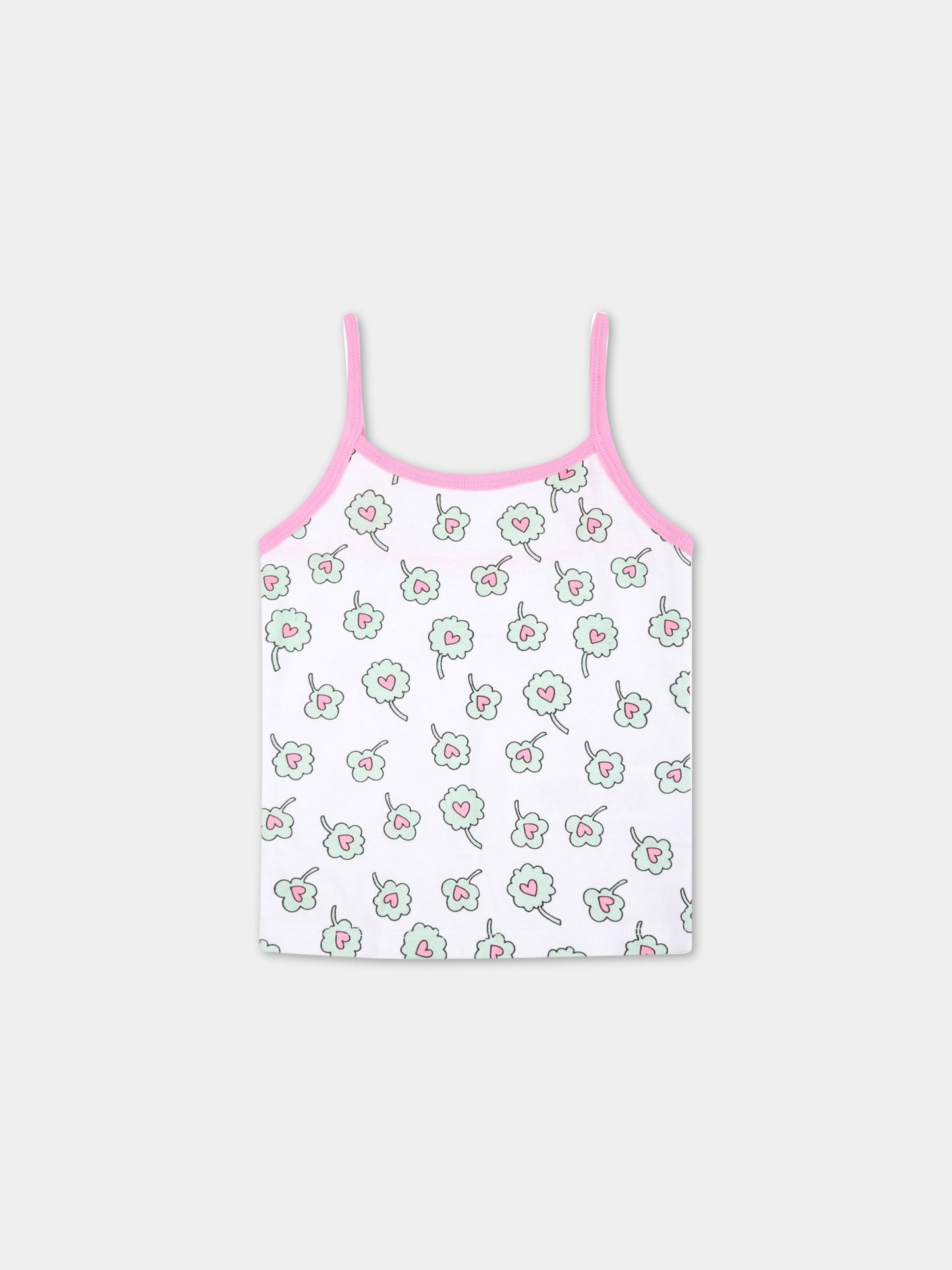 Set multicolor per bambina con fiori multicolor,Stella Mccartney Kids,601175 SPJ59 G849