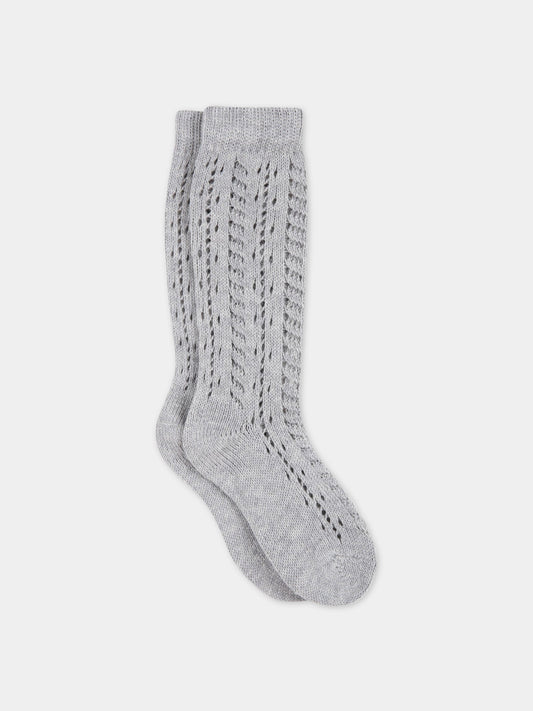 Calze grigie per bambina,Story Loris,3060 N4