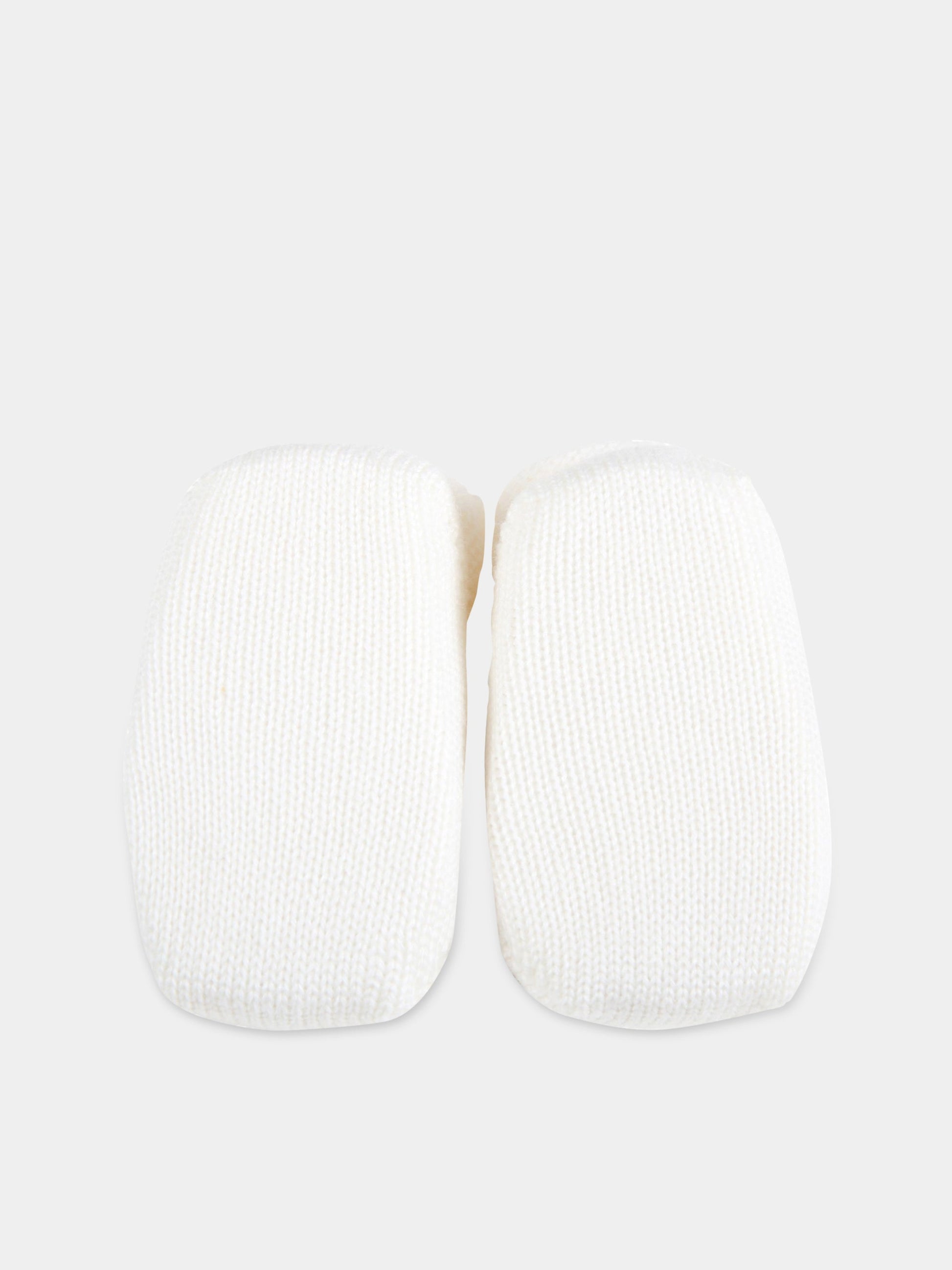 Babbucce avorio per neonata con fiocco,Story Loris,3325 X1