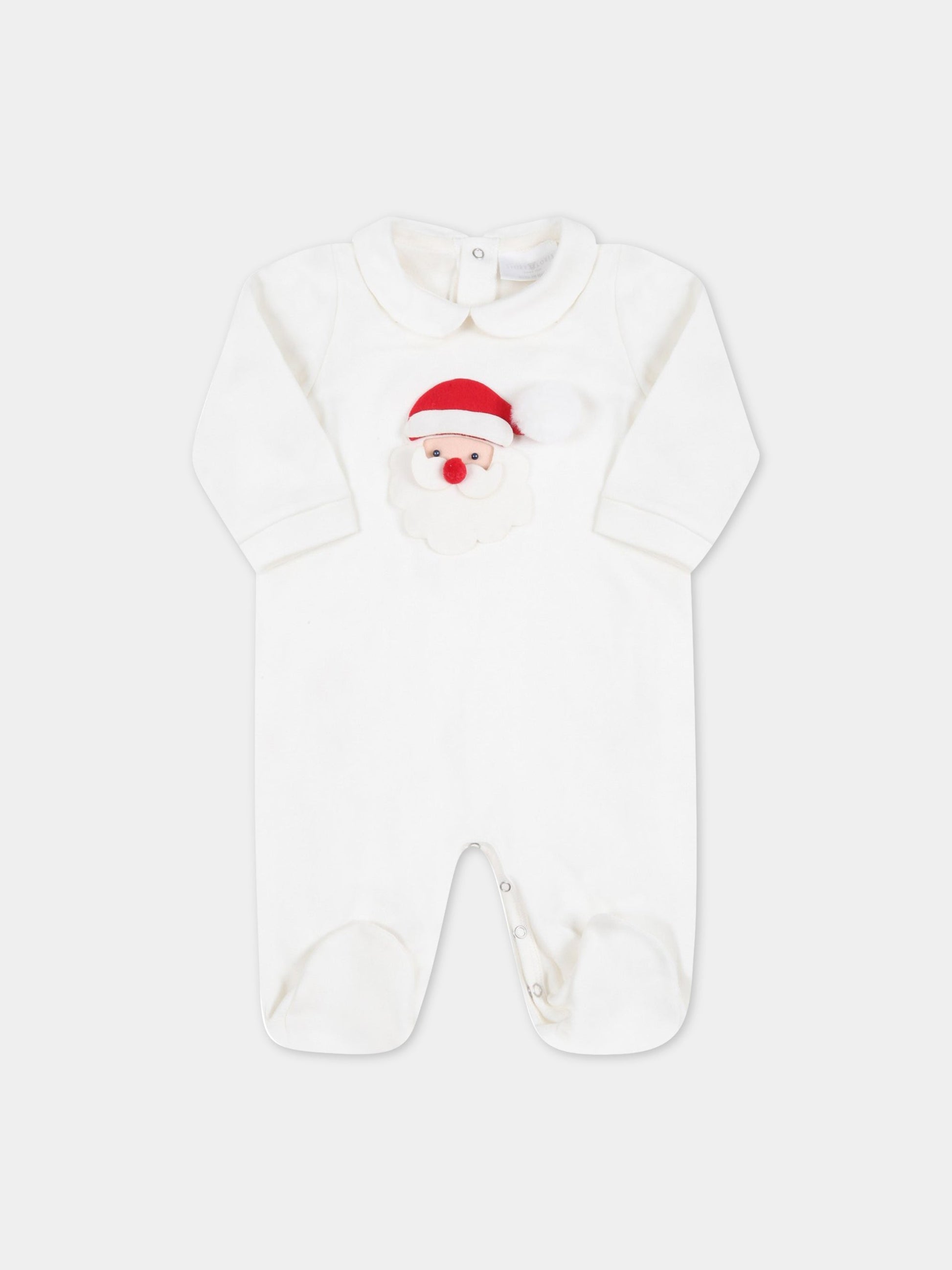 Set avorio per neonati con Babbo Natale,Story Loris,24233 YA2