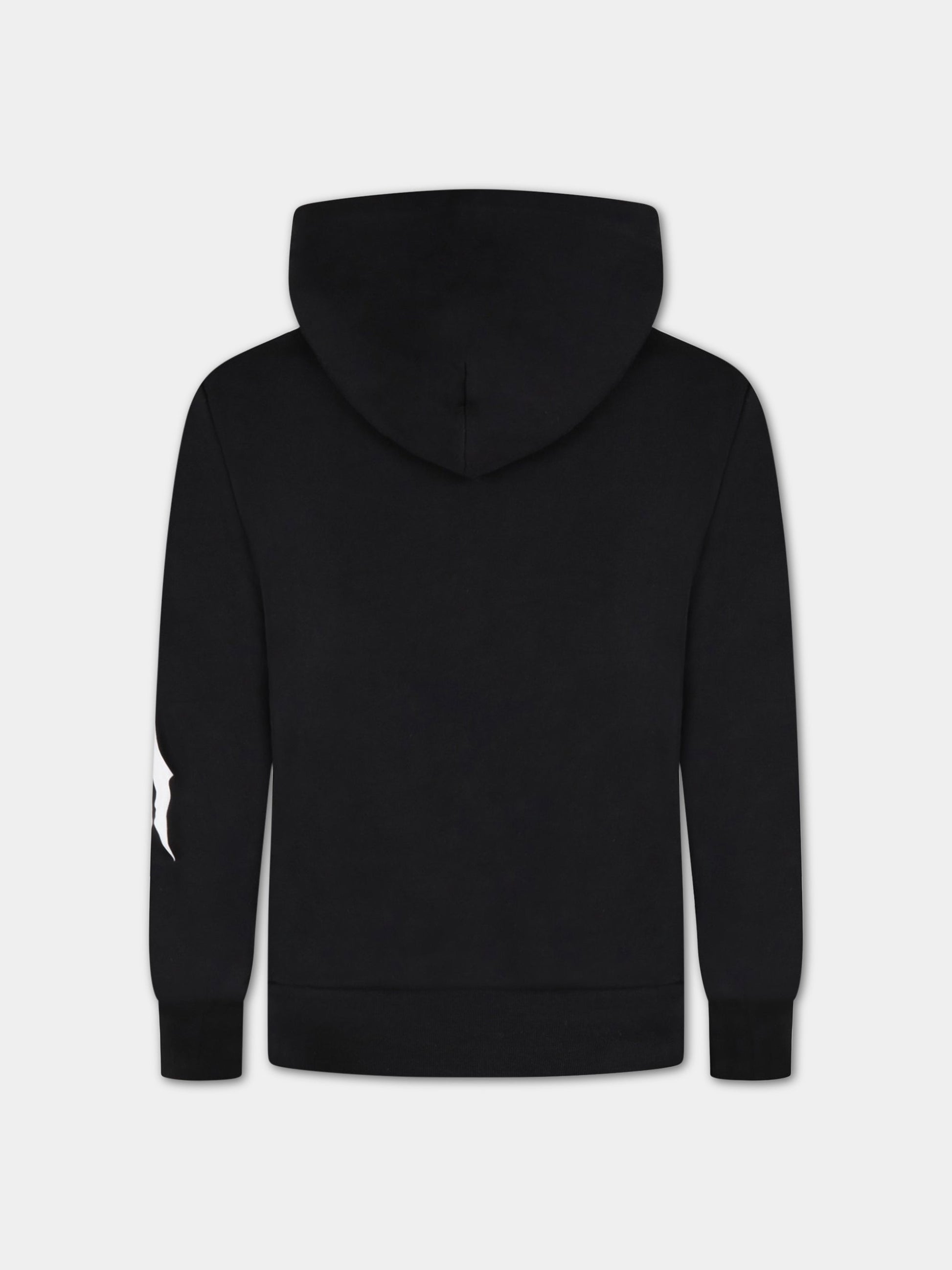 Felpa nera per bambini con scritta Love,N°21 Kids,N21073 N0155 N21S67F 0N900