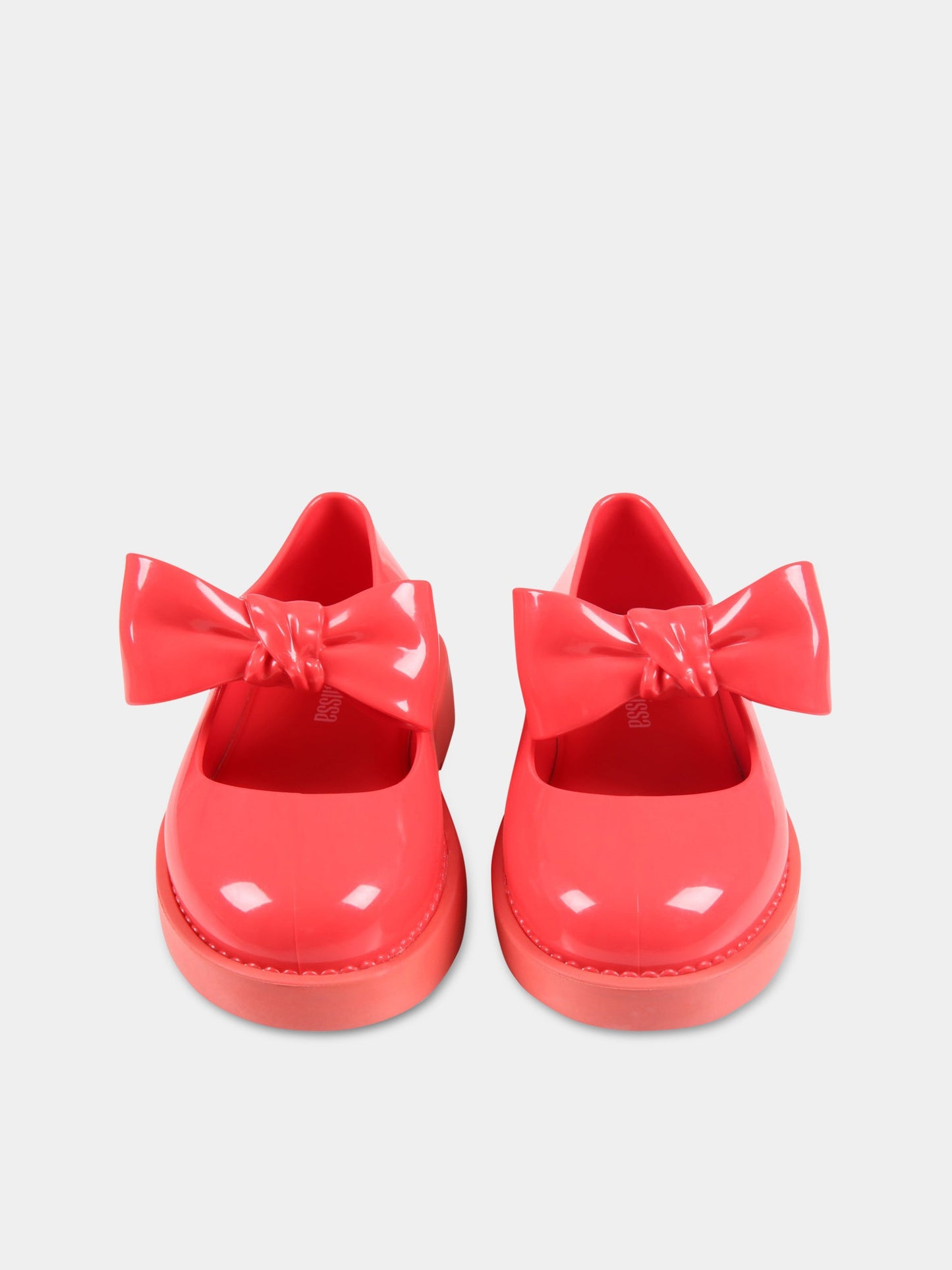 Ballerine rosse per bambina con fiocco,Mini Melissa,33412 16380