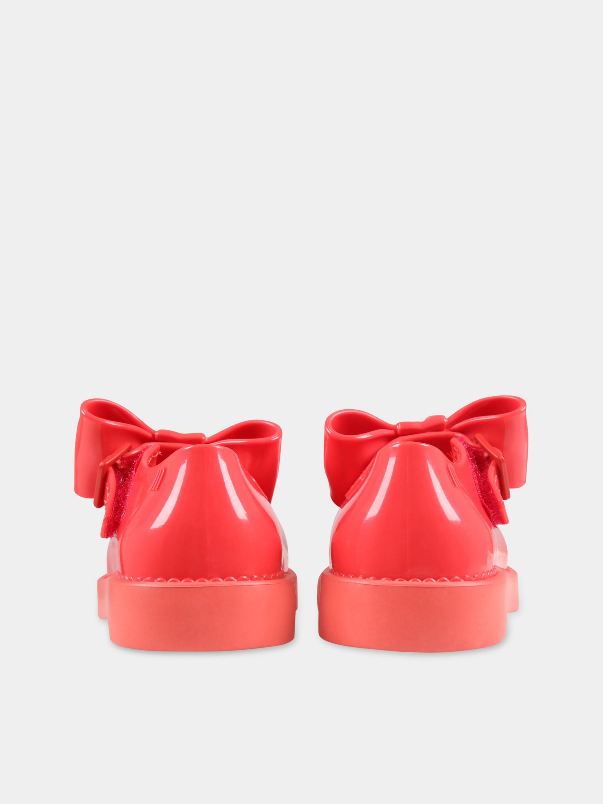Ballerine rosse per bambina con fiocco,Mini Melissa,33412 16380
