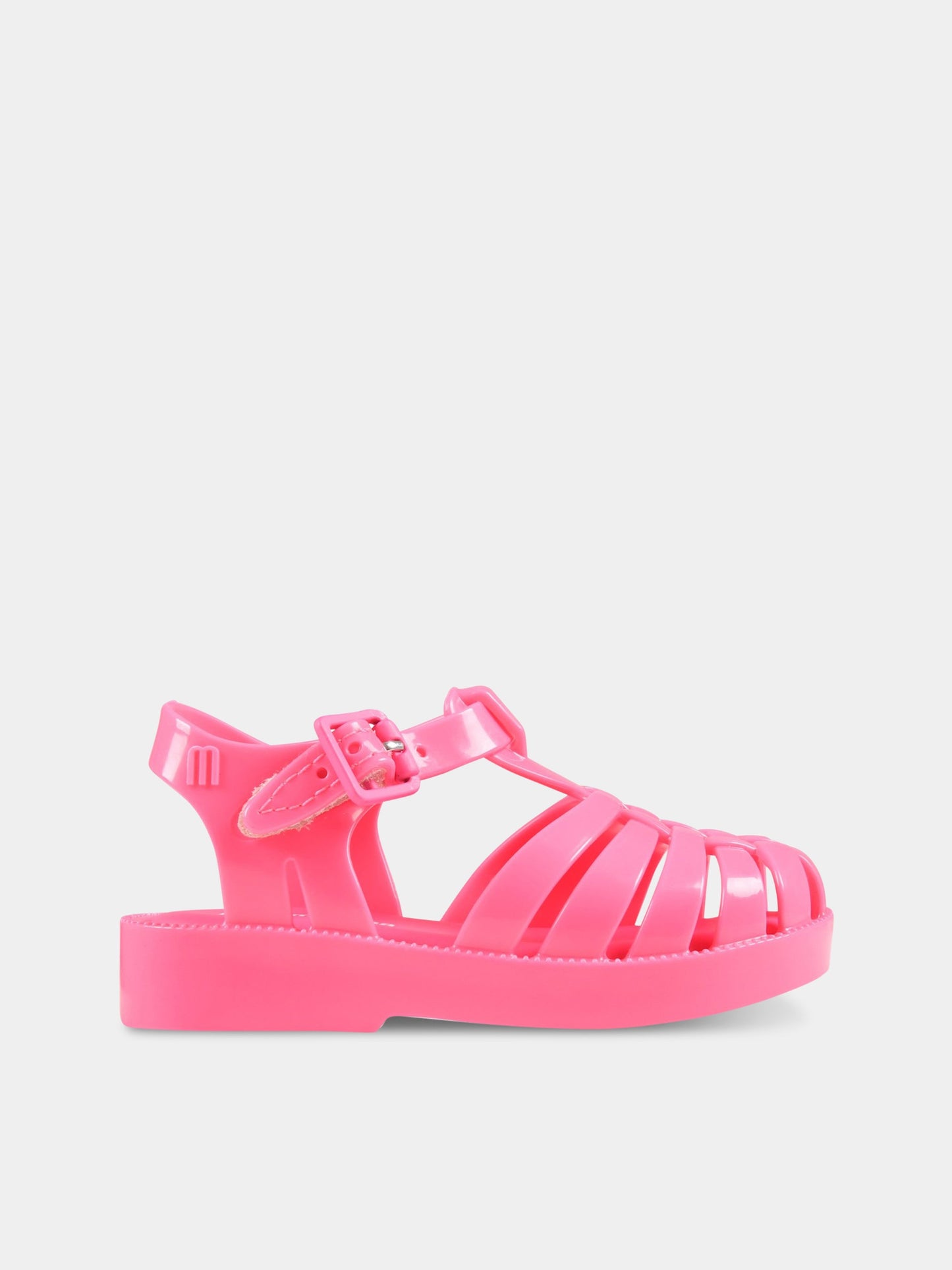 Sandali rosa fluo per bambina,Mini Melissa,32410 06710