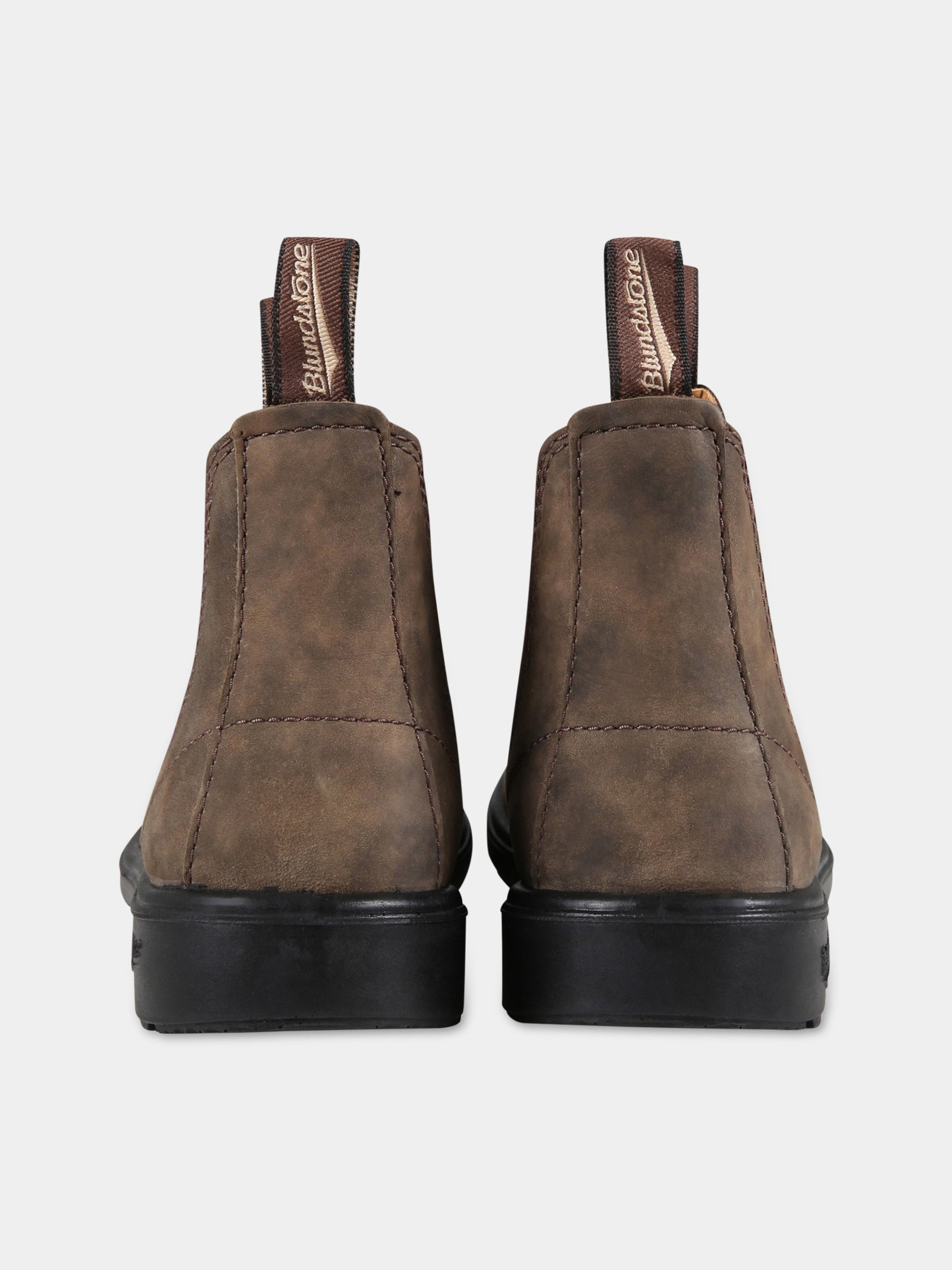 Stivali marroni per bambino con logo beige,Blundstone,212/222-565 BC