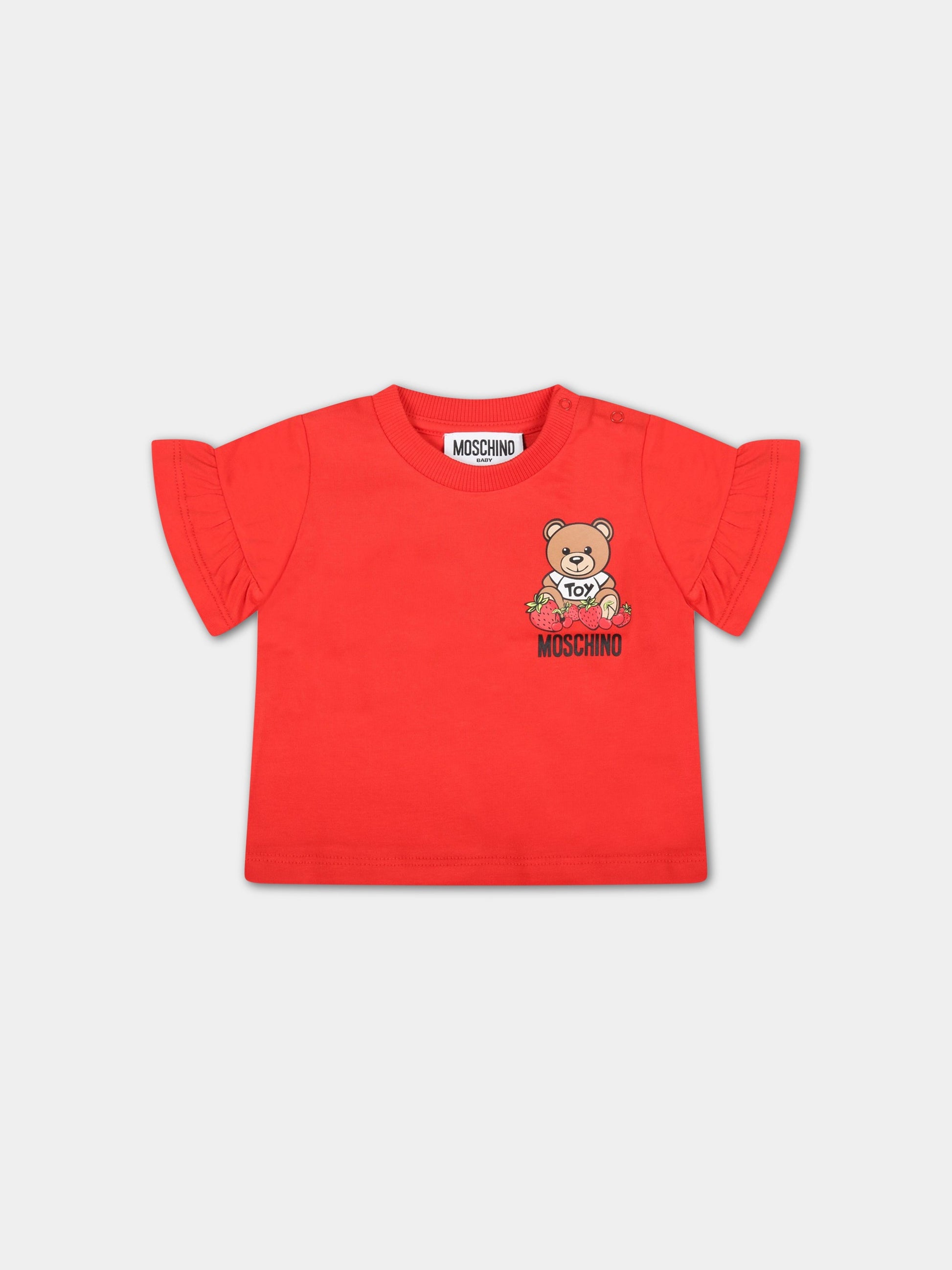 Completo multicolor per neonata con Teddy Bears,Moschino Kids,MAG002 LBB90 50109