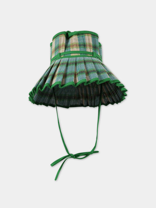 Cappello verde Capri per bambina con fiocco,Lorna Murray,DARWIN SPRITE