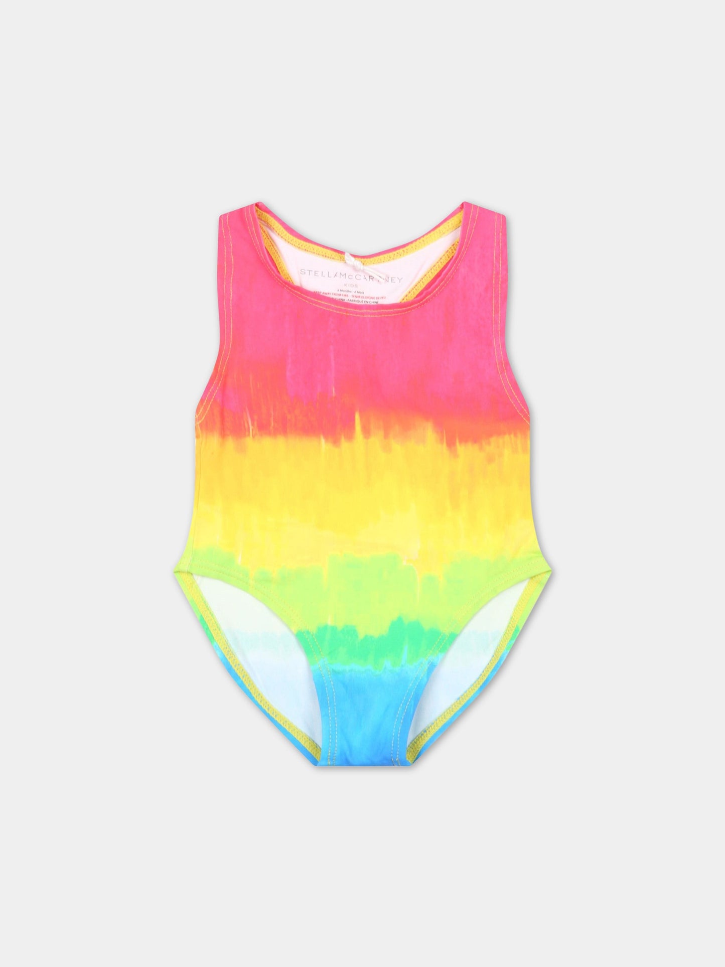 Costume multicolor da bagno per neonata,Stella Mccartney Kids,8QCHE9 Z0157 999