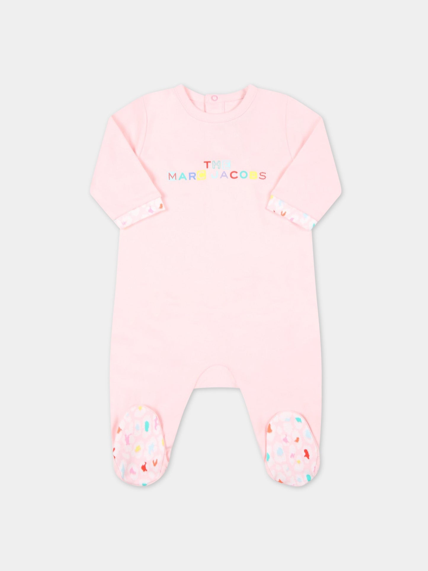 Set multicolor per neonata con logo,Little Marc Jacobs,W98141 475