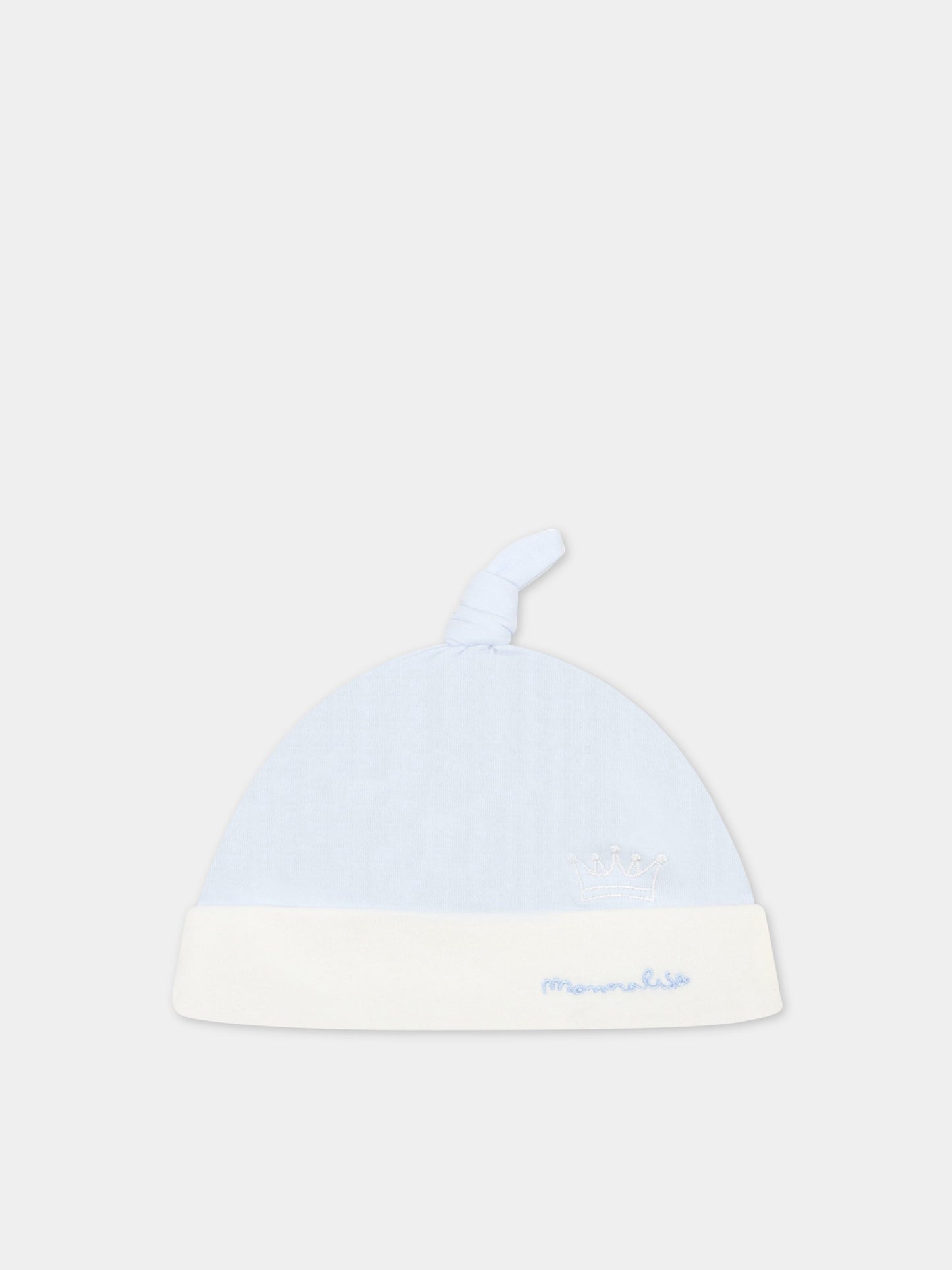 Cappello multicolor per neonato con logo,Monnalisa,220003 0002 5201