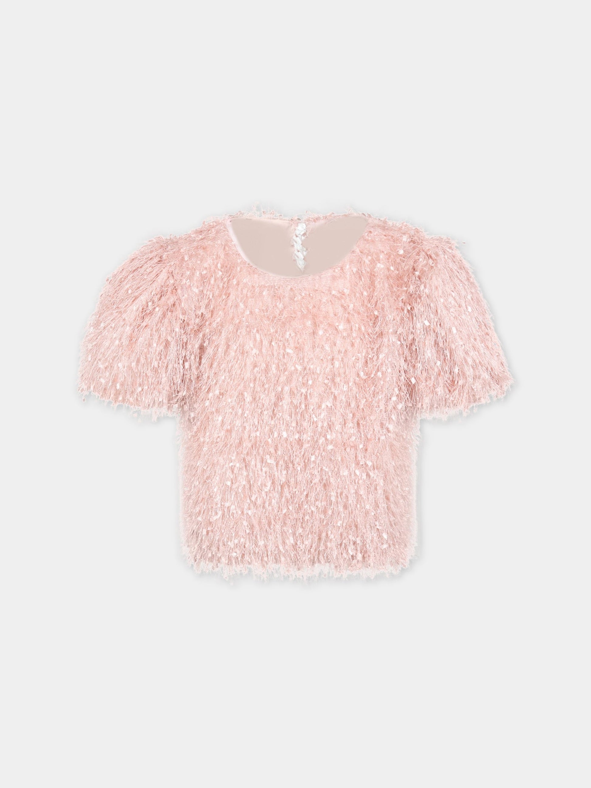 T-shirt rosa per bambina,Monnalisa,710303 0909 0091