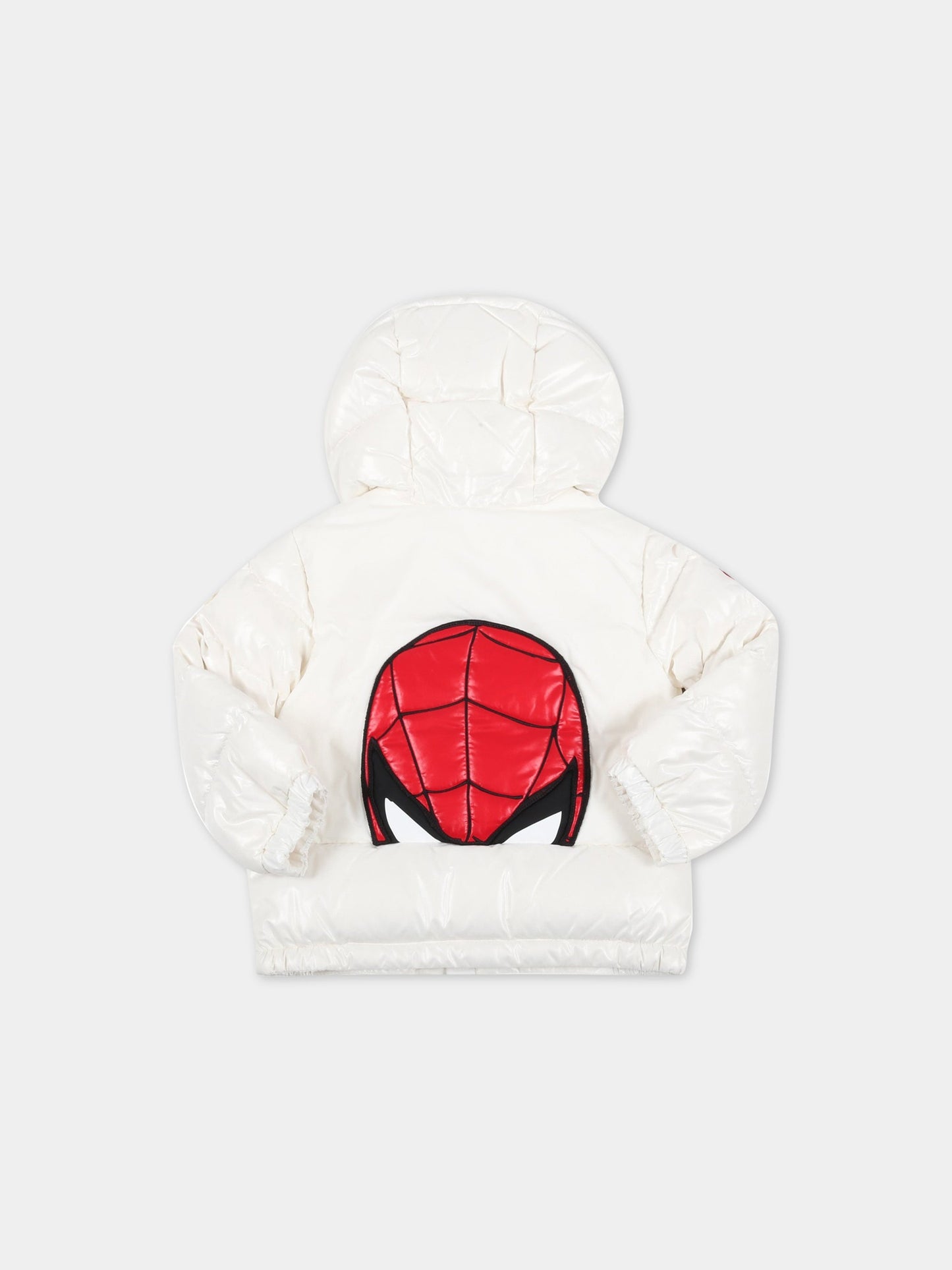 Piumino ''Narzin'' bianco per neonato con Spiderman,Moncler Kids,951 1A00008 68950 031