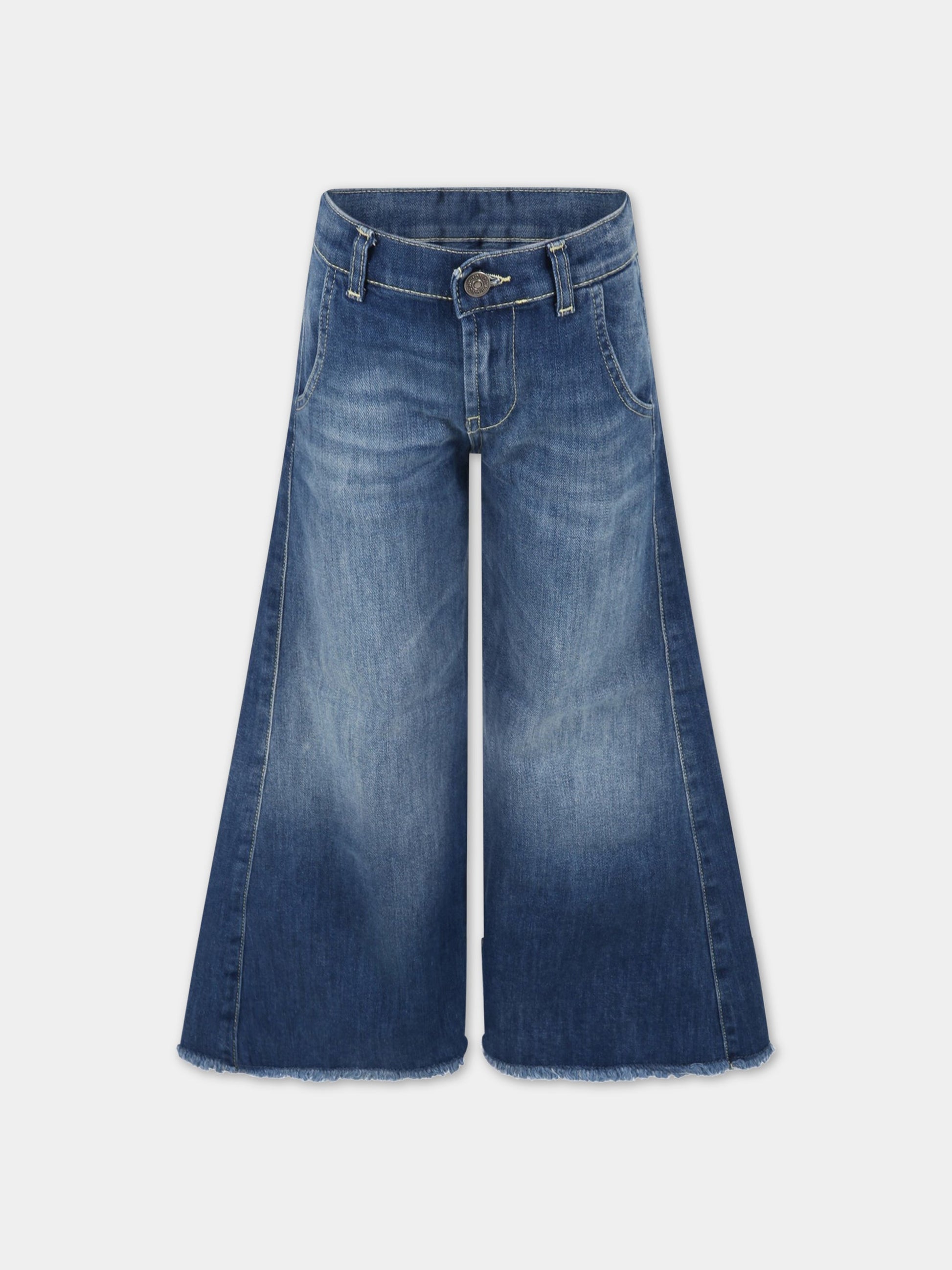 Jeans ''Flare'' celeste per bambina,Dondup Kids,DFPA189C 0165 4010