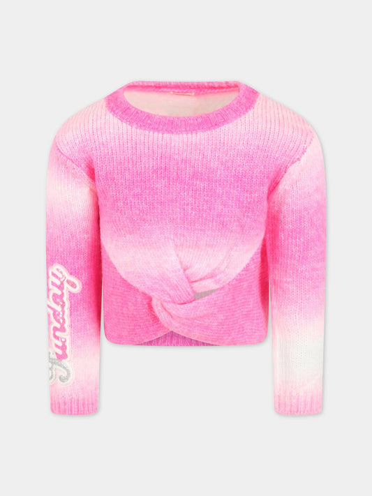 Maglione multicolor per bambina,Billieblush,U15A20 473