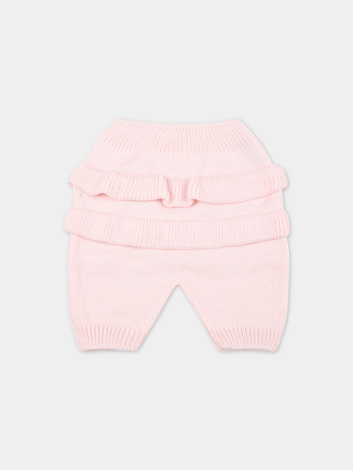 Pantalone rosa per neonata,Little Bear,5008 CIPRIA