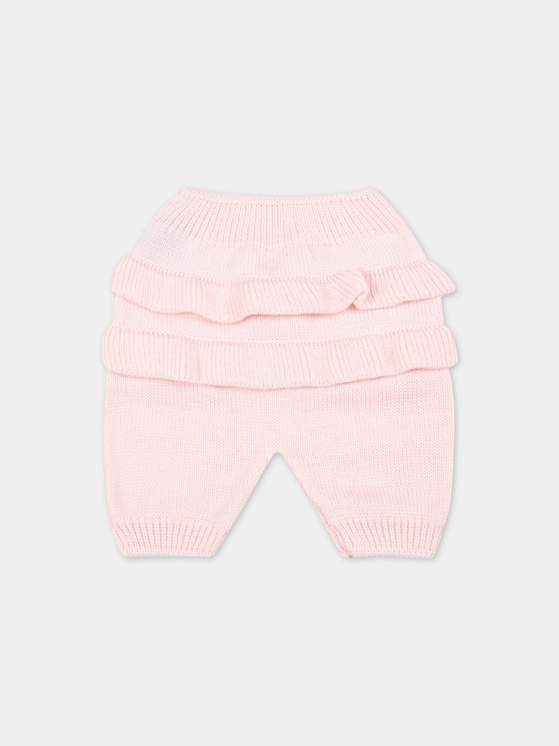 Pantalone rosa per neonata,Little Bear,5008 CIPRIA