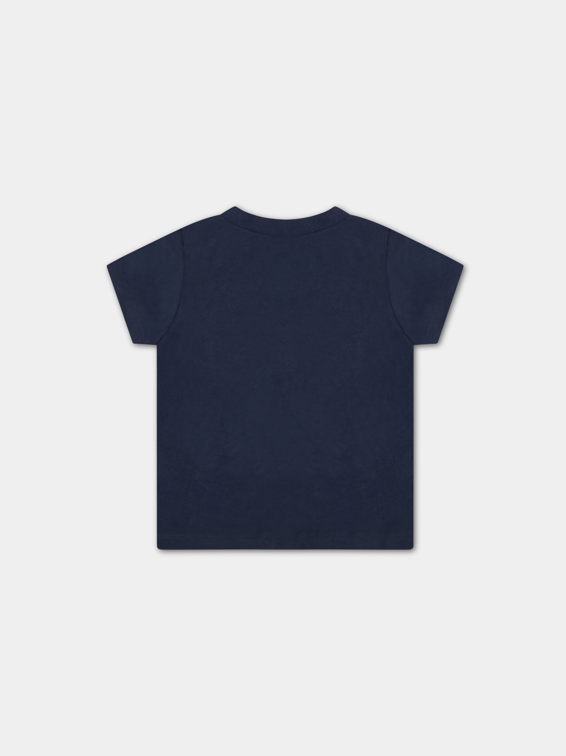 T-shirt blu per neonati con logo,Levi's Kids,LK6E8157 C8D