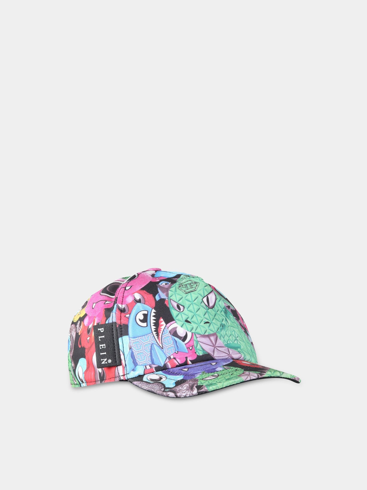 Cappello multicolor per bambino con mostri,Philipp Plein Junior,2NX002 LOB09 MONSTERS