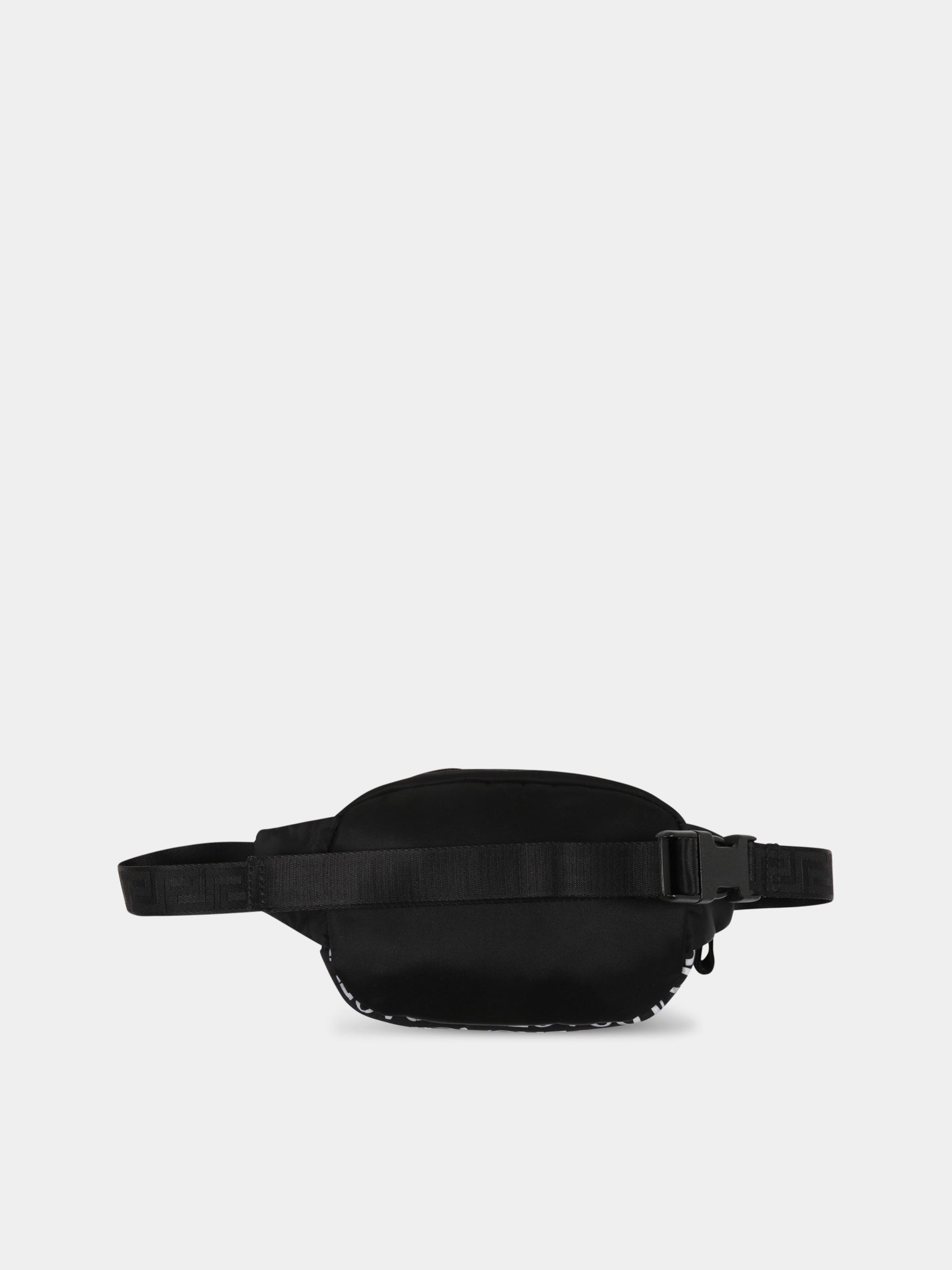 Marsupio nero per bambini con loghi,Versace,1007478 1A05313 5B040  AY7402