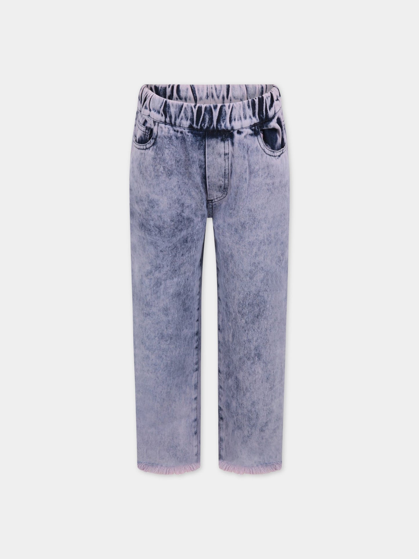 Jeans viola per bambini,Marques Almeida,AW22KIDSTR0170DND