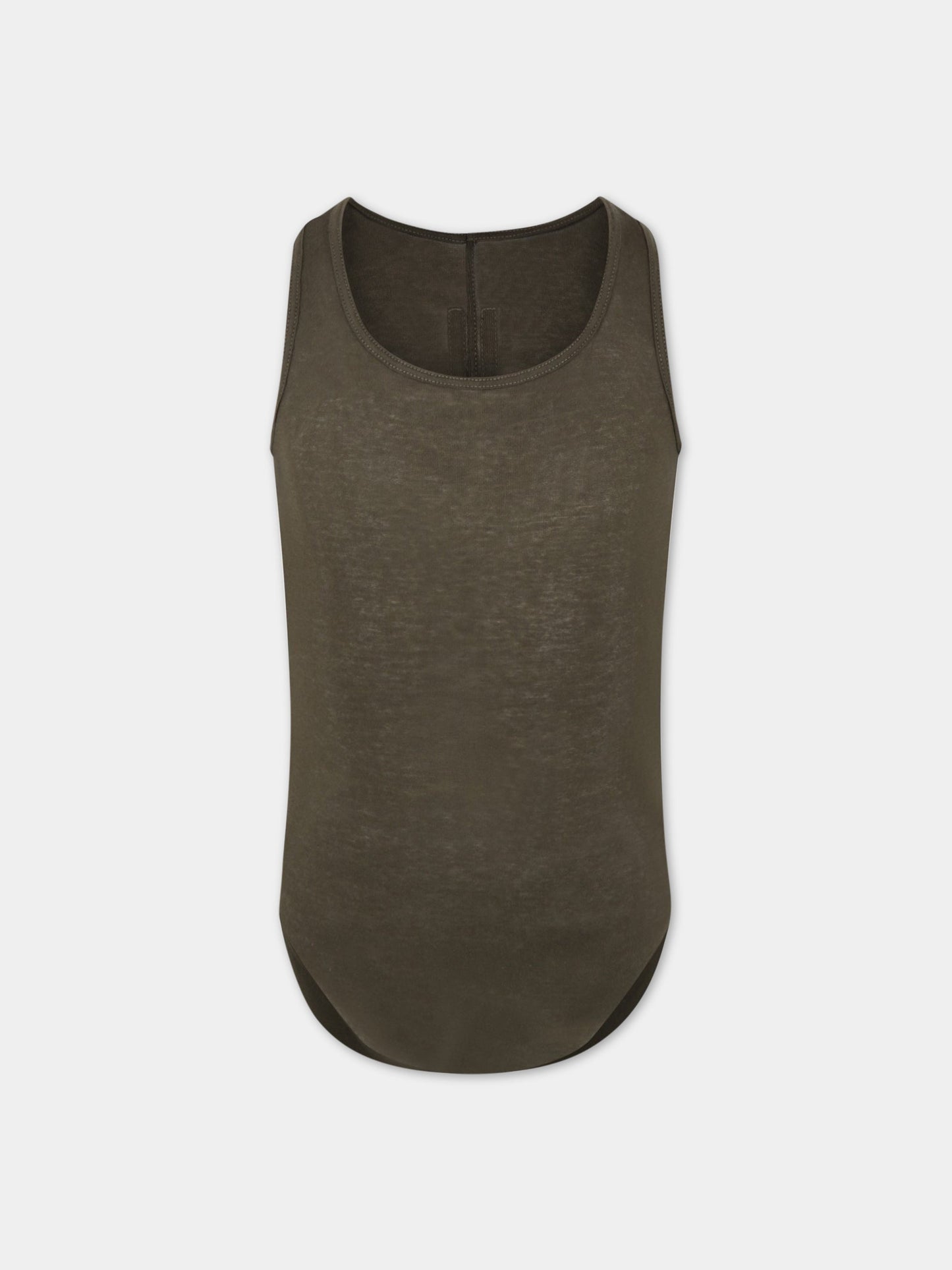 Canotta verde per bambini con rotndità asimmetrica,Rick Owens,BG02B5150 MR 15