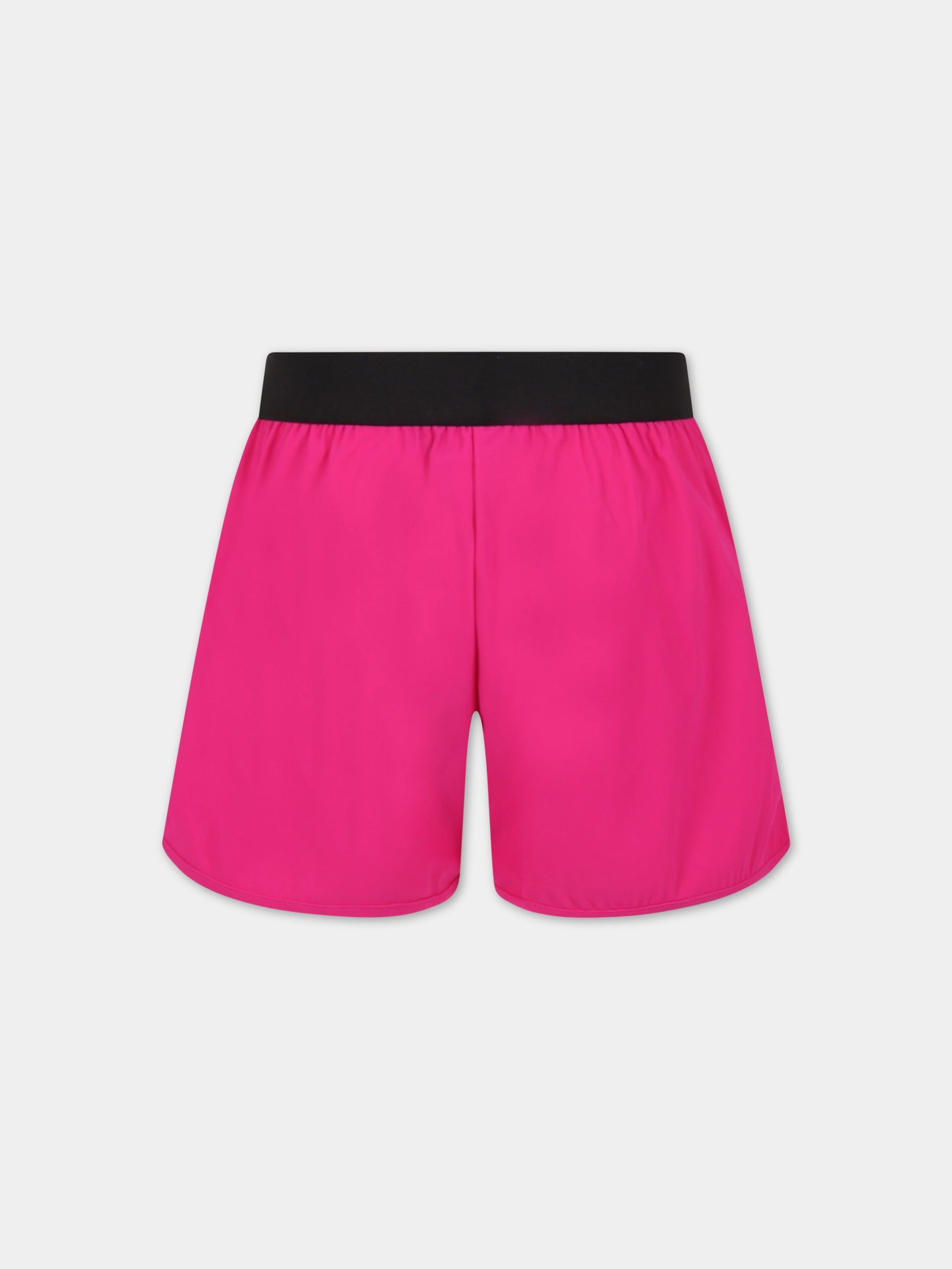 Short mare fucsia per bambina,Dolce & Gabbana Kids,L5JQ49 G7A7Y FA877