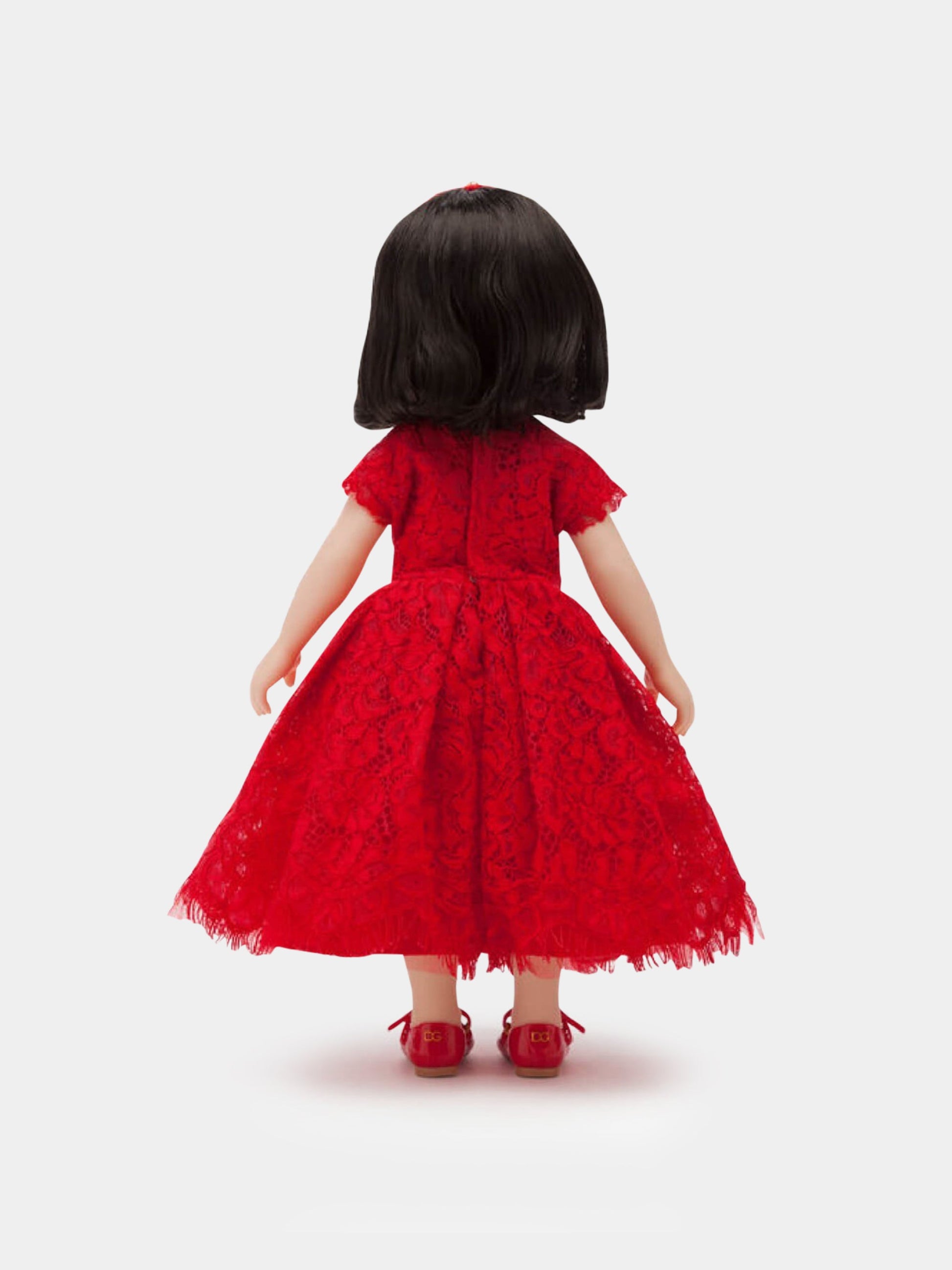 Bambola colorata per bambina con vestito rosso,Dolce & Gabbana Kids,LCJA18 G7VAW S900