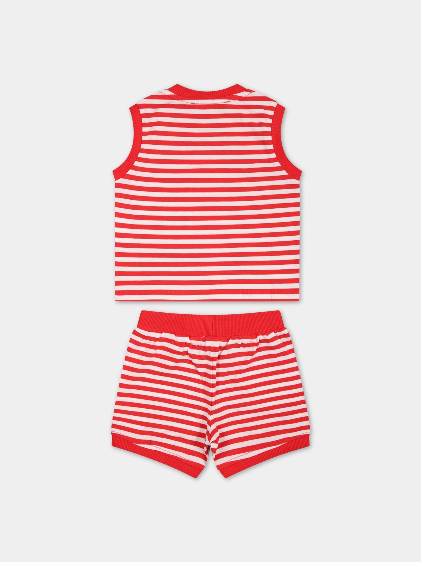 Completo multicolor per neonato con Teddy Bear,Moschino Kids,MUG00U LBE05 84615