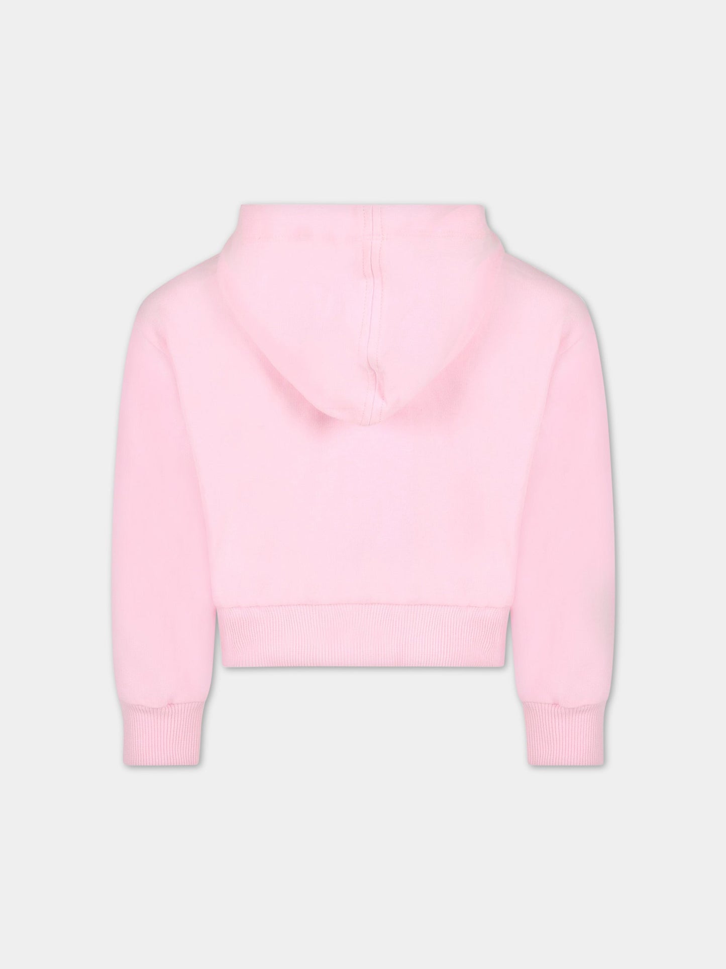 Felpa rosa per bambina con iconico occhiolino e stella,Chiara Ferragni Collection,51A802 1250 0090
