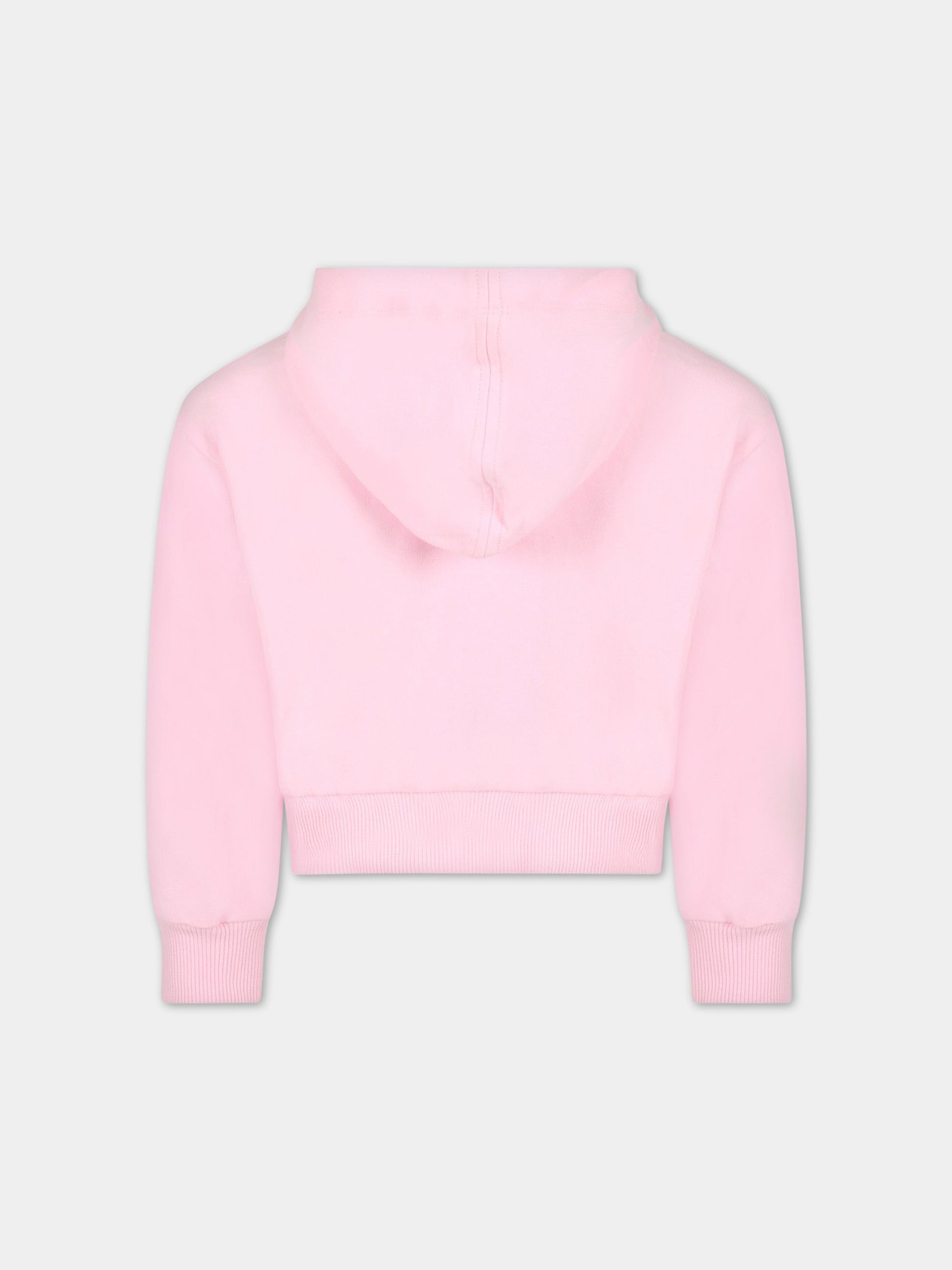Felpa rosa per bambina con iconico occhiolino e stella,Chiara Ferragni Collection,51A802 1250 0090