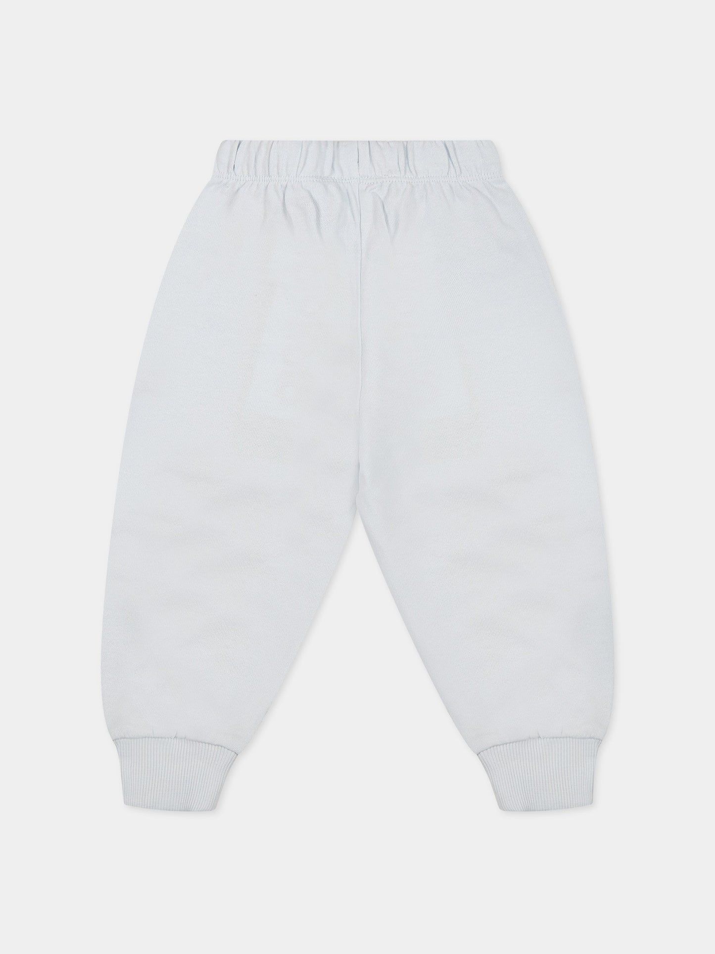 Pantaloni celesti per neonati con stampa sole,Molo,6S23I203 8068