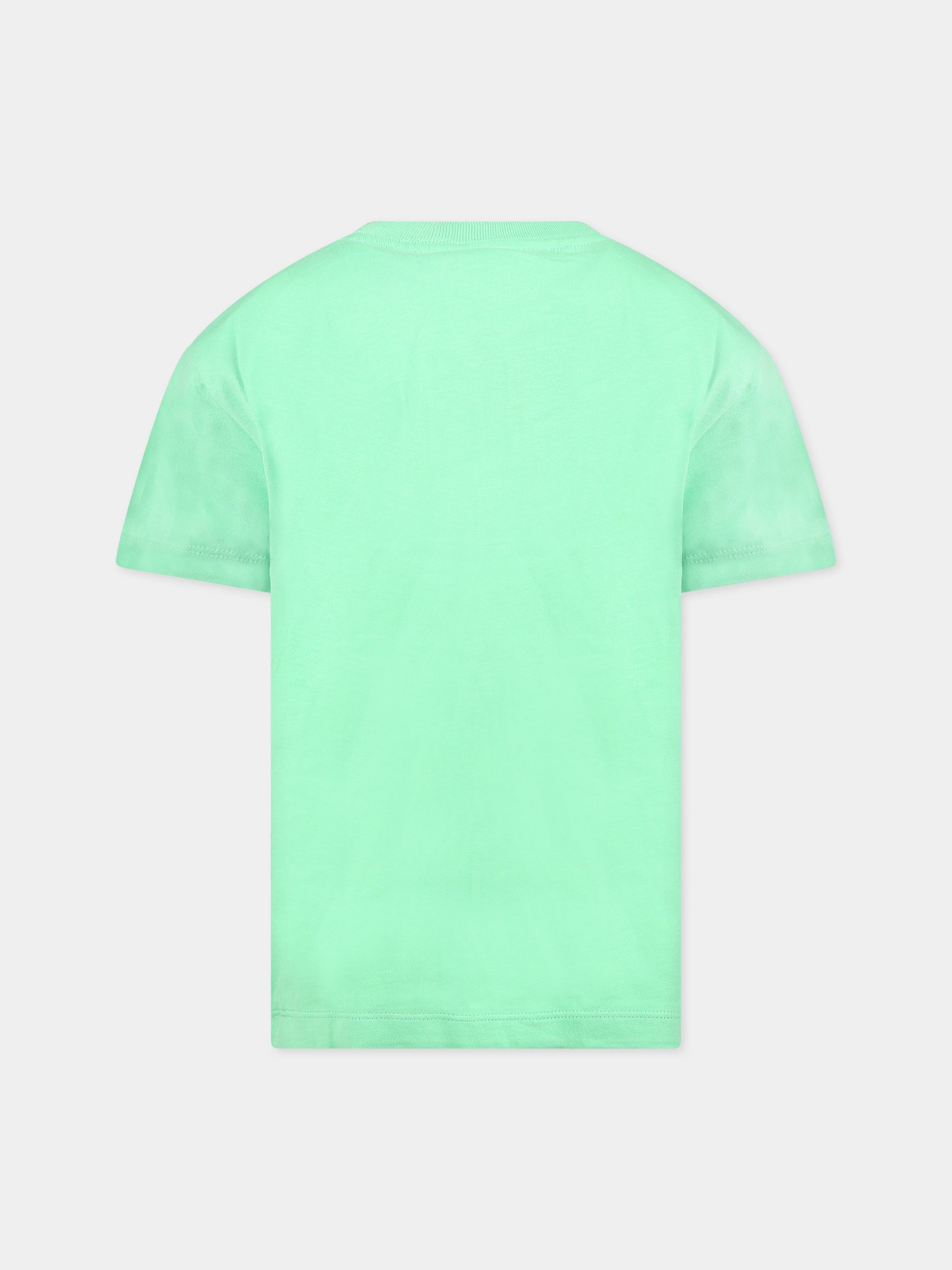 T-shirt multicolor per bambino con stampa dinosauri,Molo,1S23A204 7966