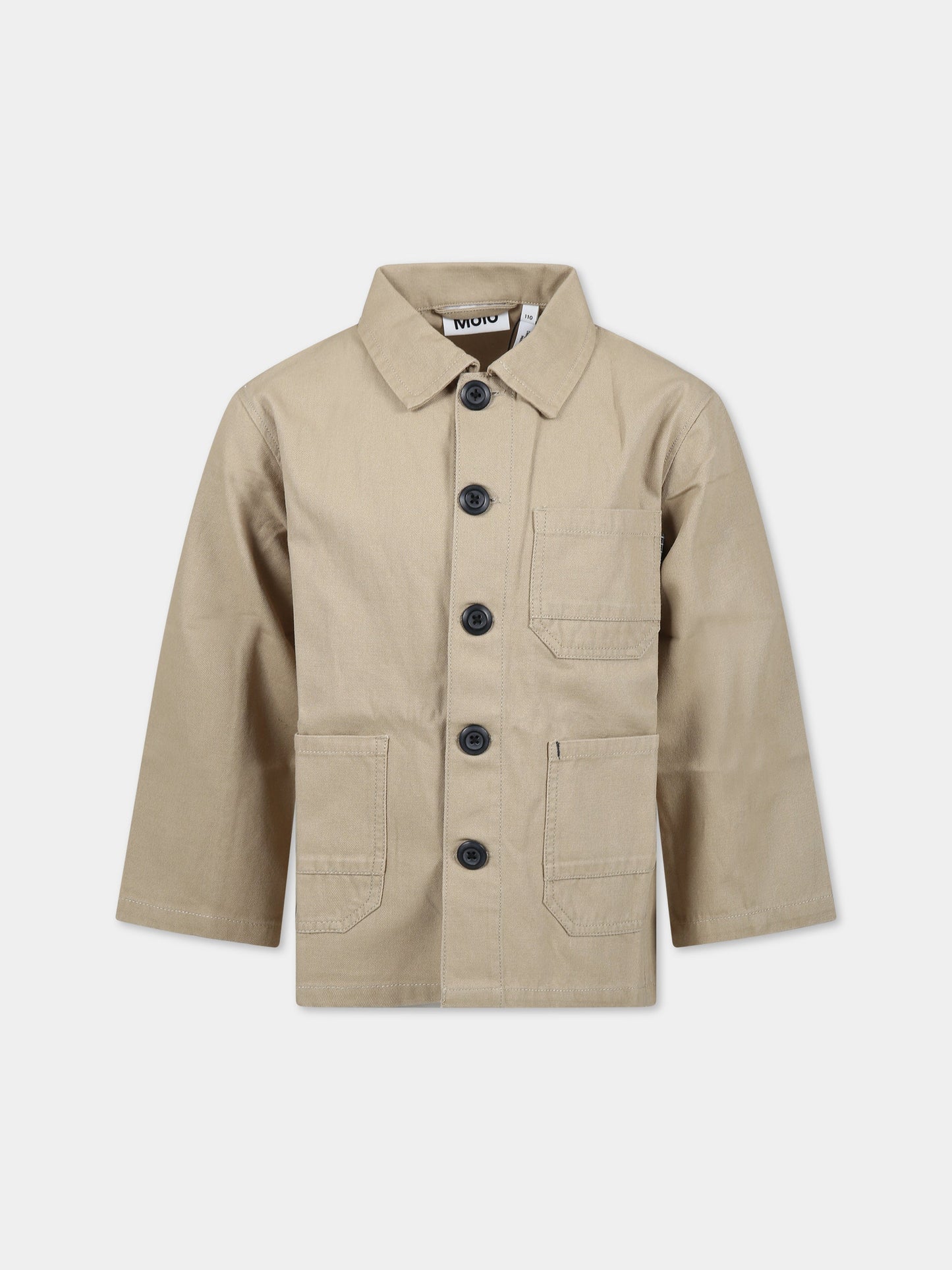 Giubbotto beige per bambino,Molo,5S23M304 8734