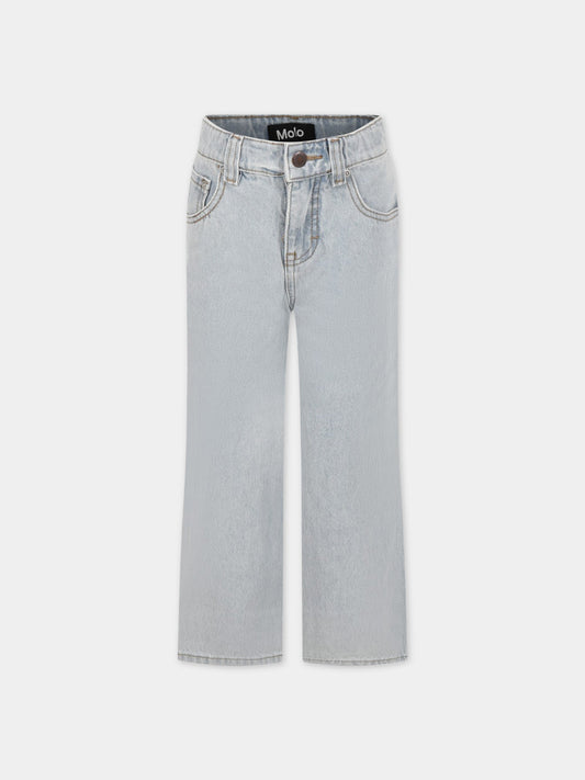 Jeans grigio per bambino con logo,Molo,6S23I101 2310