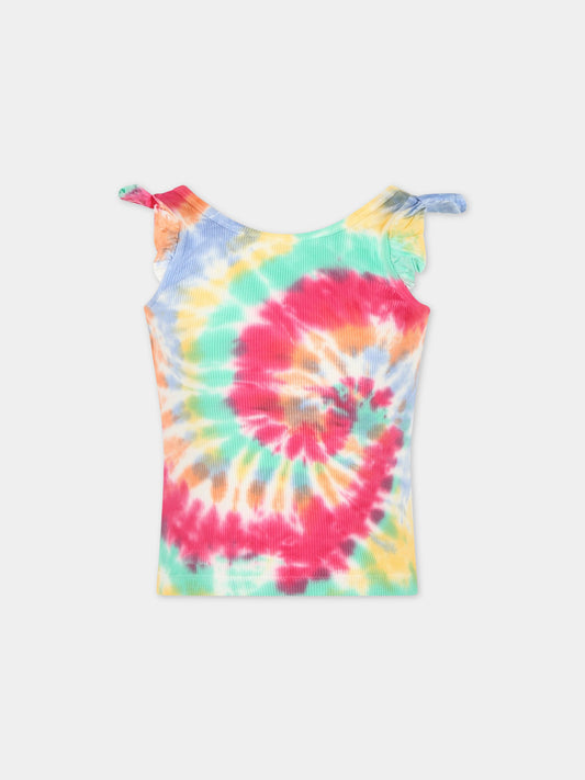 Top multicolor per bambina con rouches,Molo,2S23A109 6843