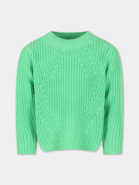 Maglione verde per bambina,Molo,2S23K203 8713