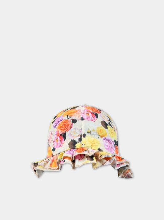 Cappello multicolor per bambina con logo,Molo,7S23T206 6808