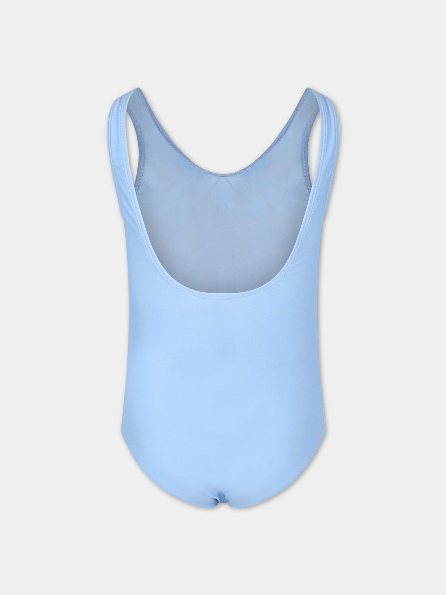 Costume celeste da bagno per bambina con smile,Molo,8S23P510 7878